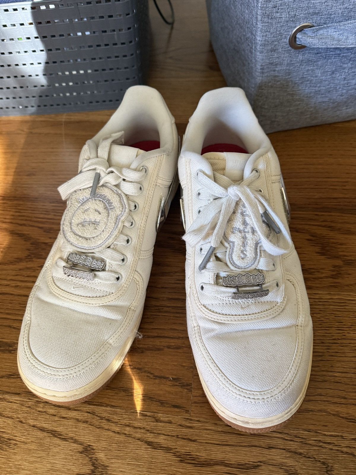 Nike × Travis Scott Nike travis scott air force 1s sail size 11.5 gently used Size US 11.5 / EU 44-45 - 1 Thumbnail