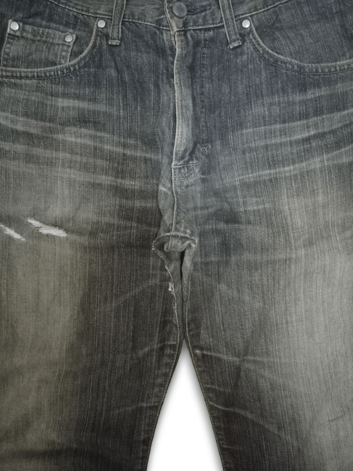 Vintage Japanese Edwin 503 Sick Mud Wash Rip Baggy Jeans