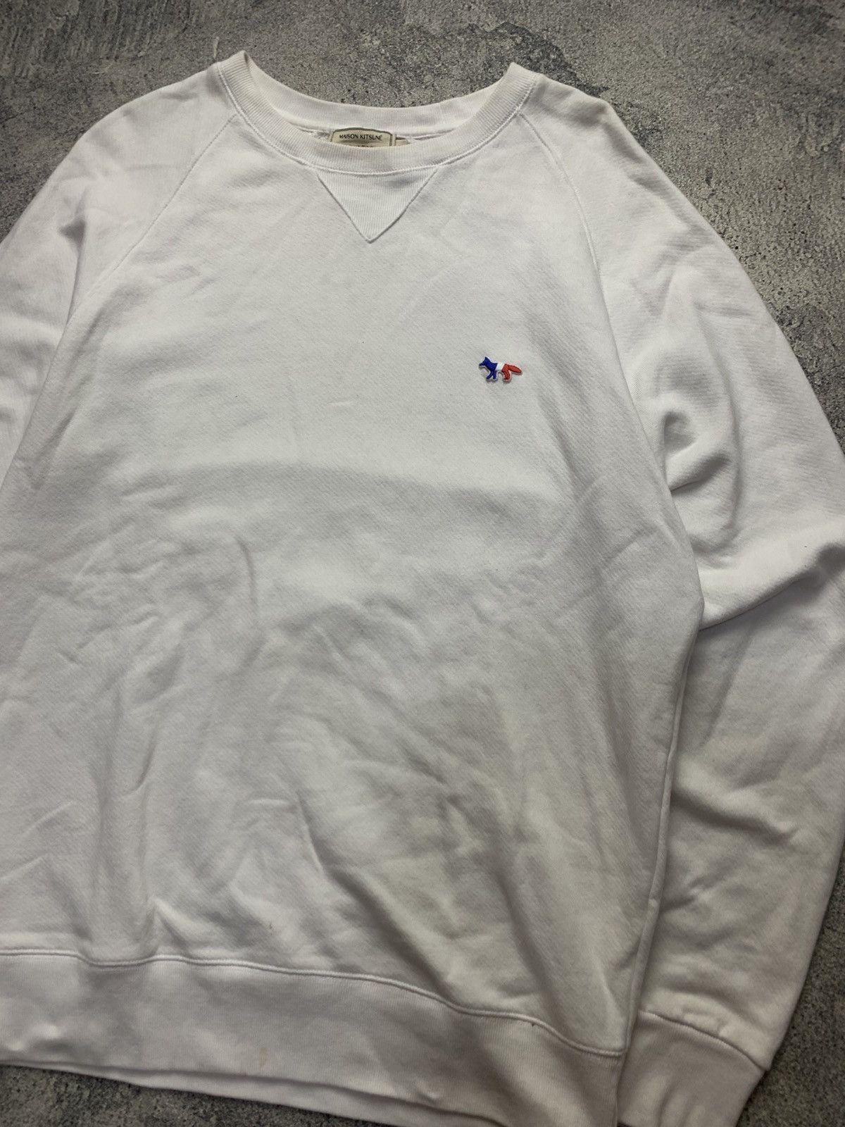 Maison Kitsune 🐍 Maison Kitsune Tricolour Fox Sweatshirt Size US M / EU 48-50 / 2 - 2 Thumbnail
