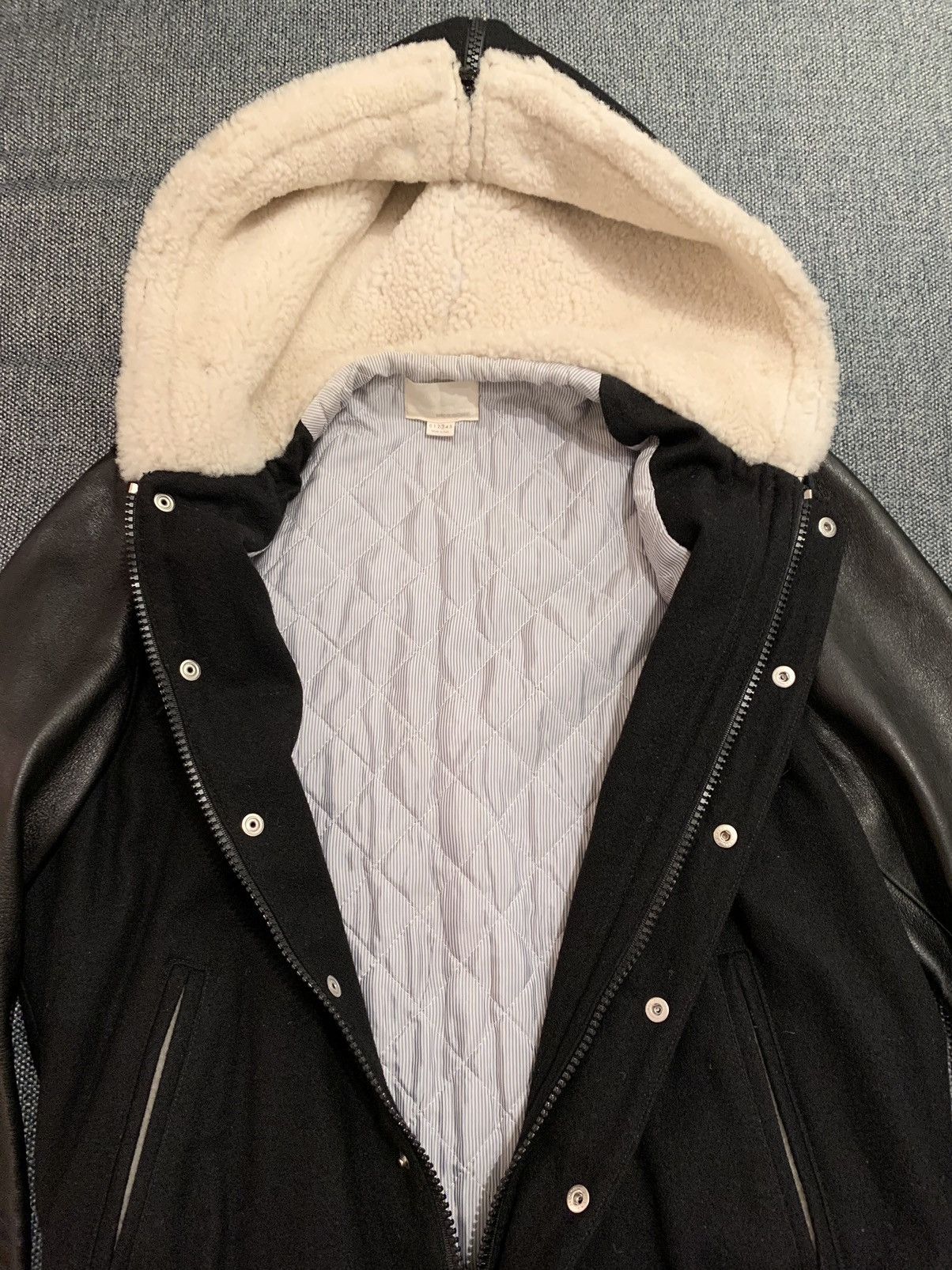 Band Of Outsiders Band of Outsiders leather hooded jacket Size US M / EU 48-50 / 2 - 4 Thumbnail