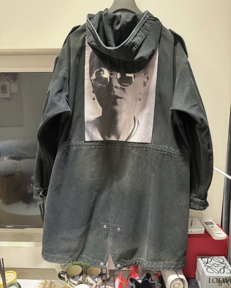 コート RAF SIMONS FW22 Vinyl trench coat (222625 0099) RAF SIMONS Vinyl trench coat (RAF SIMONS/コート) 2226250099