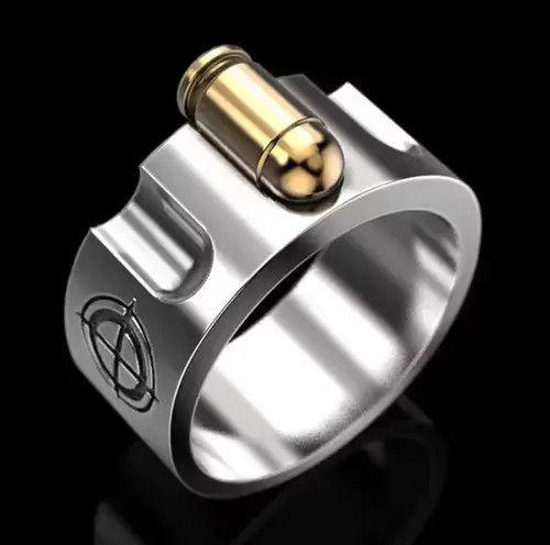 Jewelry × Vintage Vintage Bullet Ring Size ONE SIZE - 1 Thumbnail