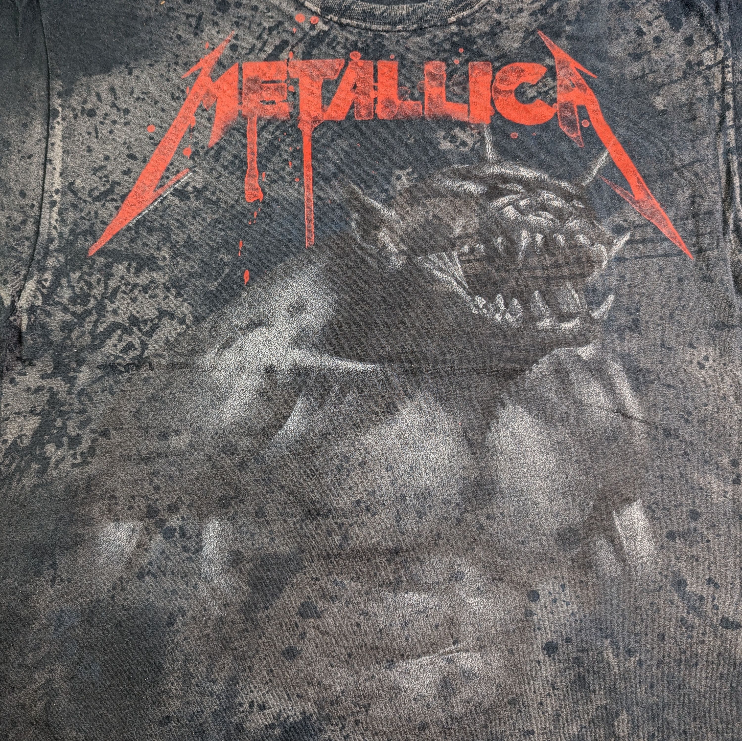 Band Tees × Metallica × Vintage Vintage Metallica Jump In The Fire All Over Print Tee Size US XL / EU 56 / 4 - 5 Thumbnail