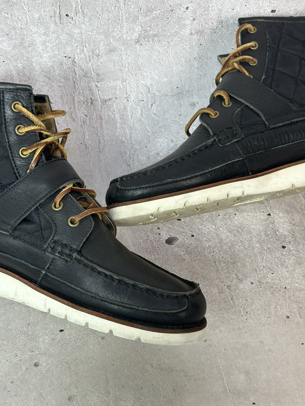 Ralph Lauren Vintage Polo Ralph Laurent Saddle Worth Buckle Leather Boots Size US 9 / EU 42 - 12 Thumbnail