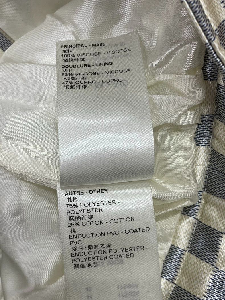Louis Vuitton Louis Vuitton White Checkerboard Chain Jacket Size XS / US 0-2 / IT 36-38 - 6 Thumbnail