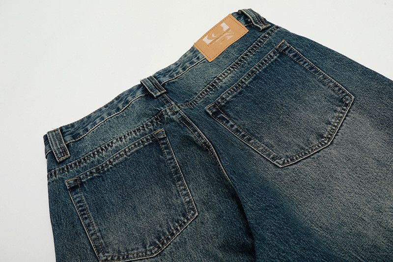 Vintage Men's Vibe American High Street Lightning Wash Jeans Size US 32 / EU 48 - 4 Thumbnail