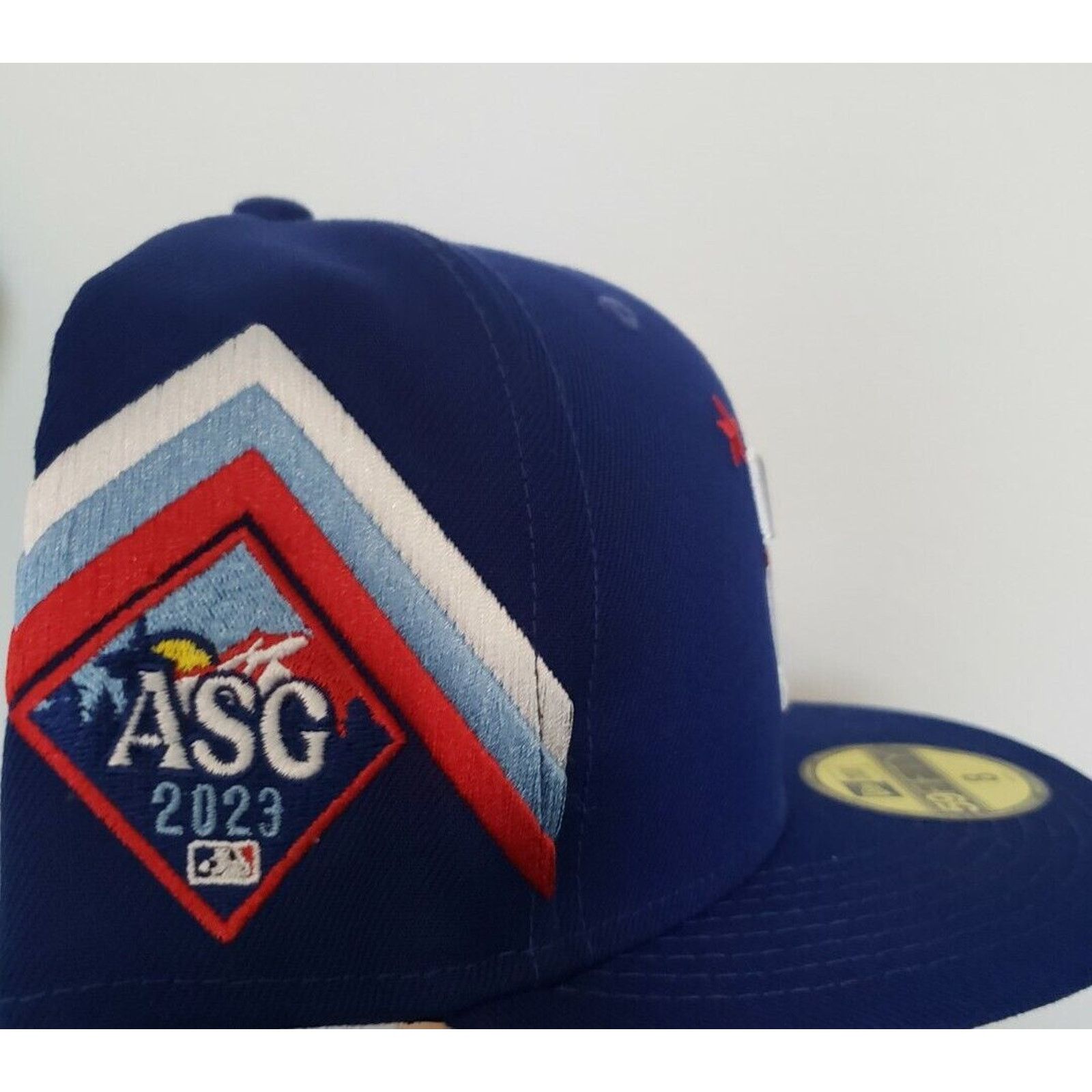 New Era Texas Rangers Hat 2023 ASG Size 8 Blue 5950 New Era Size ONE SIZE - 2 Thumbnail