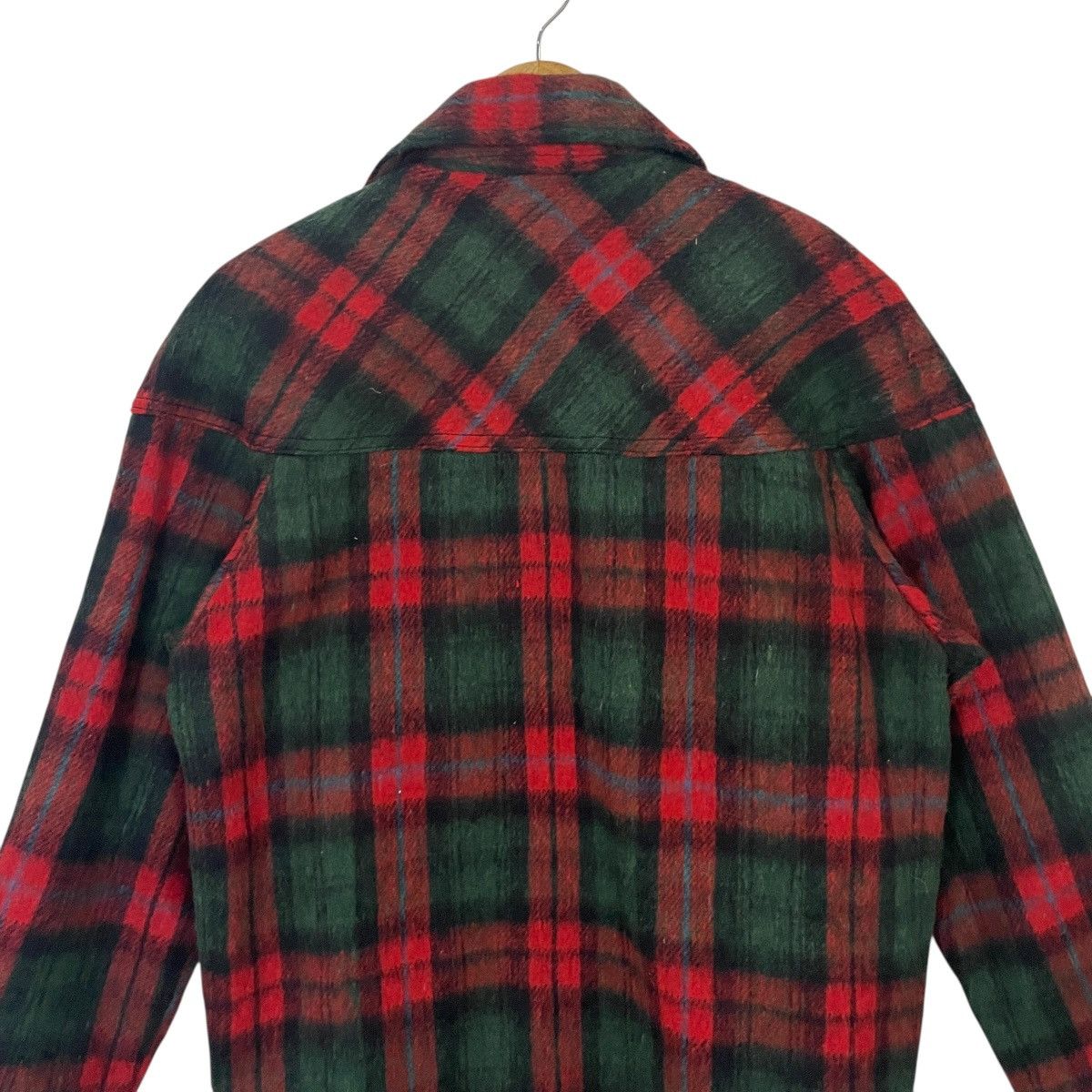 Japanese Brand Vintage Halt Wool Chekered Jacket Size US M / EU 48-50 / 2 - 8 Thumbnail