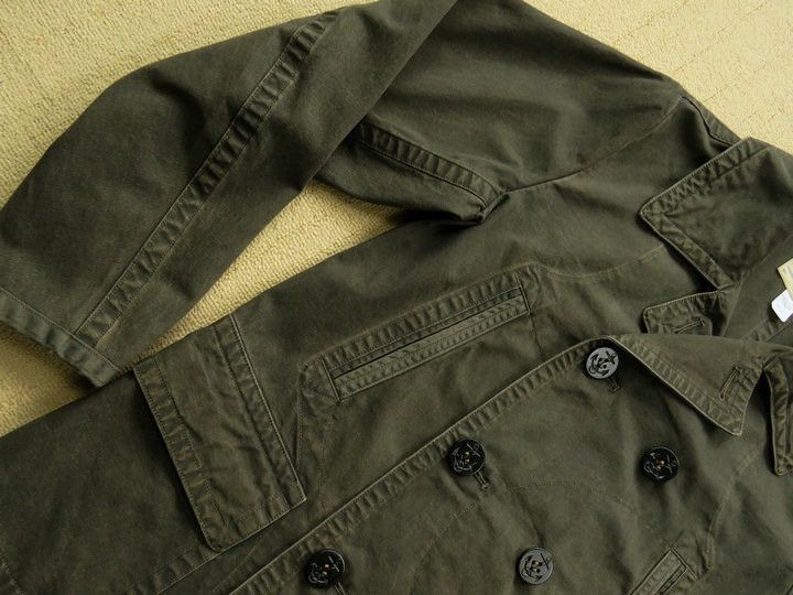 RRL Ralph Lauren Washed Canvas Peacoat Size US L / EU 52-54 / 3 - 4 Thumbnail