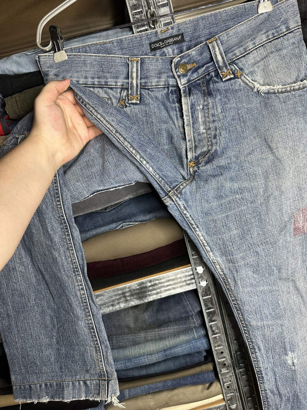 Dolce & Gabbana Dolce & Gabbana Distressed Archival Denim Jeans IT 48 Size US 32 / EU 48 - 16 Thumbnail