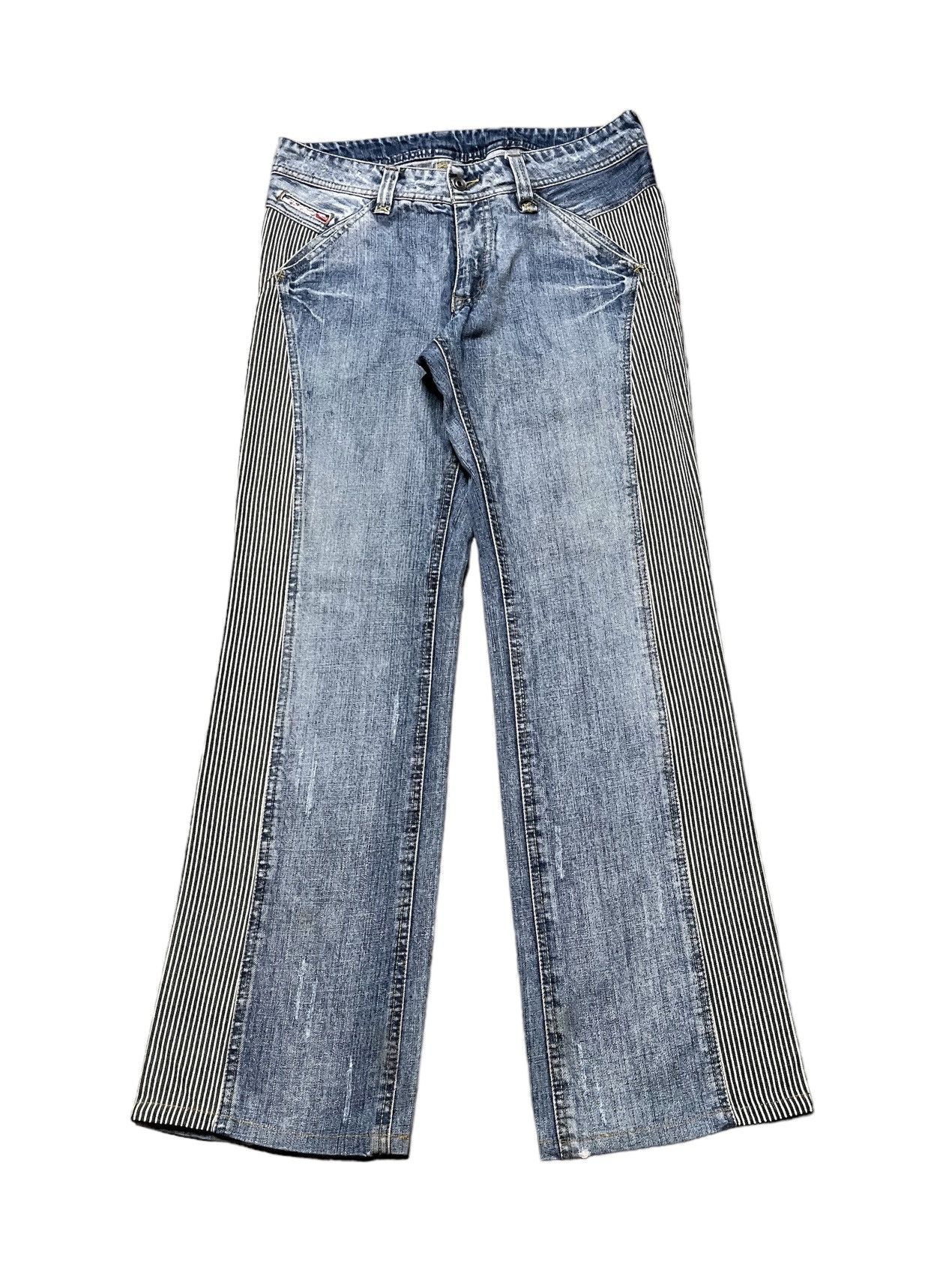 Hysteric Glamour Distressed Nicole Club for men Reconstructed hickory stripe Size US 32 / EU 48 - 1 Thumbnail