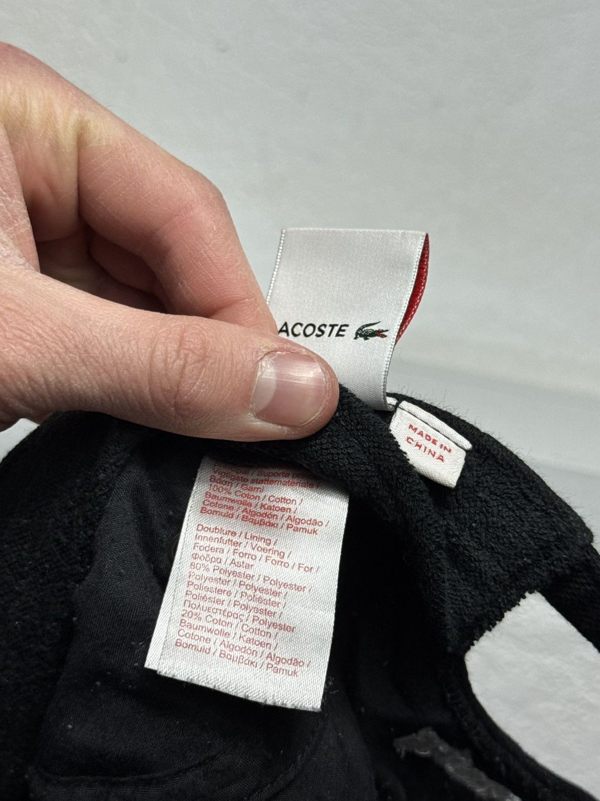 Lacoste × Supreme Supreme x Lacoste 5 Panel Black Cap Luxury Size ONE SIZE - 9 Thumbnail