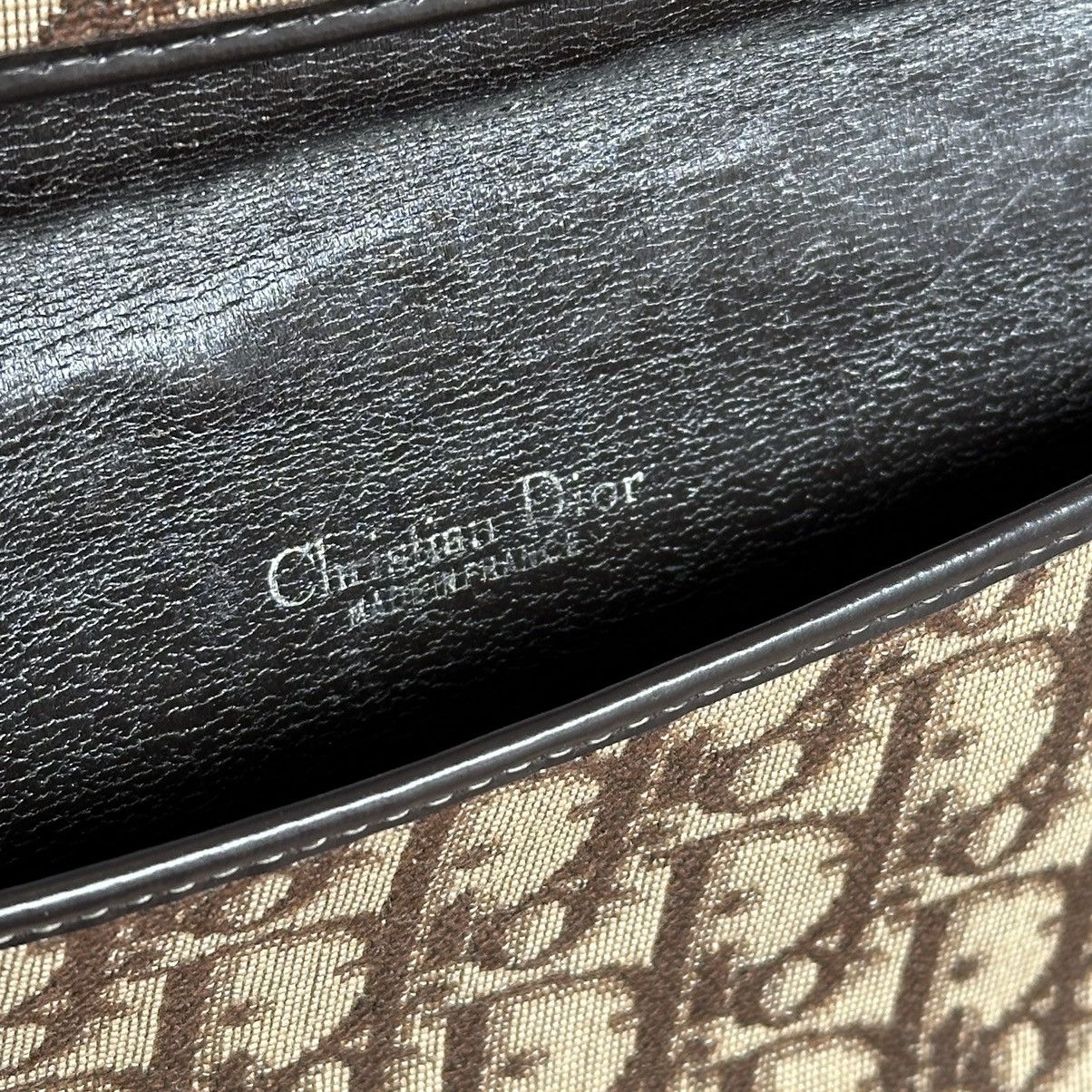 Christian Dior Monsieur Vintage Christian Dior Clutch 80’s Brown Monogram Leather Size ONE SIZE - 6 Thumbnail