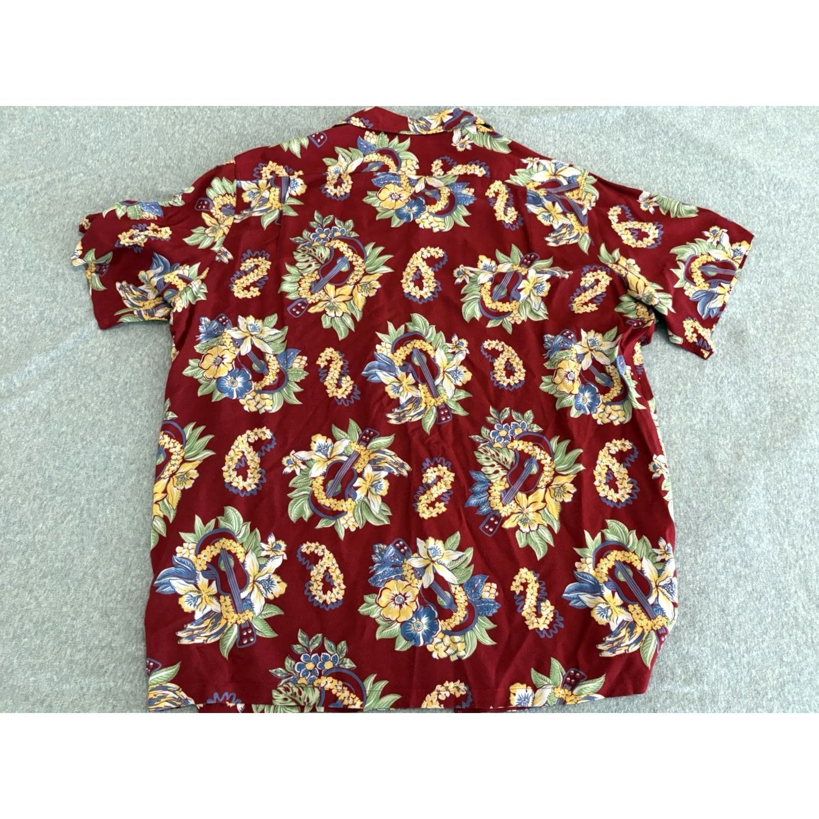 Polo Ralph Lauren Polo Ralph Lauren Button Up Red Floral Hawaiian Shirt Mens XL Size US XL / EU 56 / 4 - 4 Thumbnail
