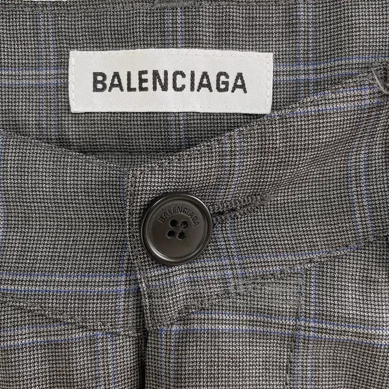 Balenciaga Balenciaga Gray Plaid Pants, Size 36 Size US 36 / EU 52 - 5 Thumbnail