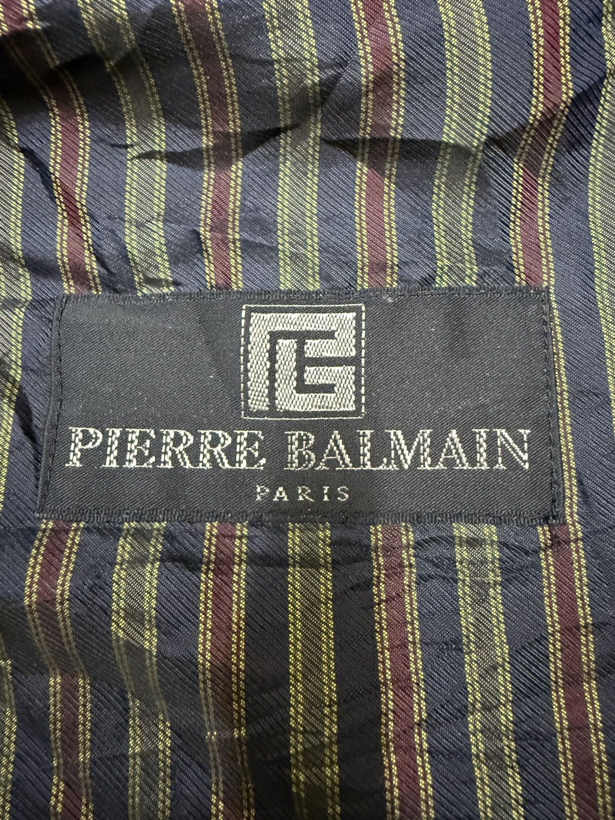 Pierre Balmain Vintage Pierre Balmain Paris Bomber Leather Jacket Size US L / EU 52-54 / 3 - 9 Thumbnail