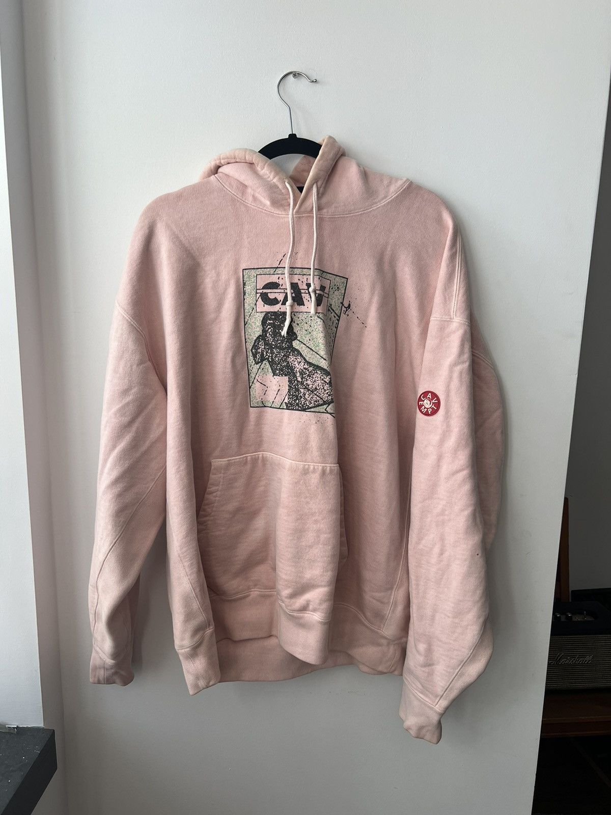 Cav empt pink hoodie deals