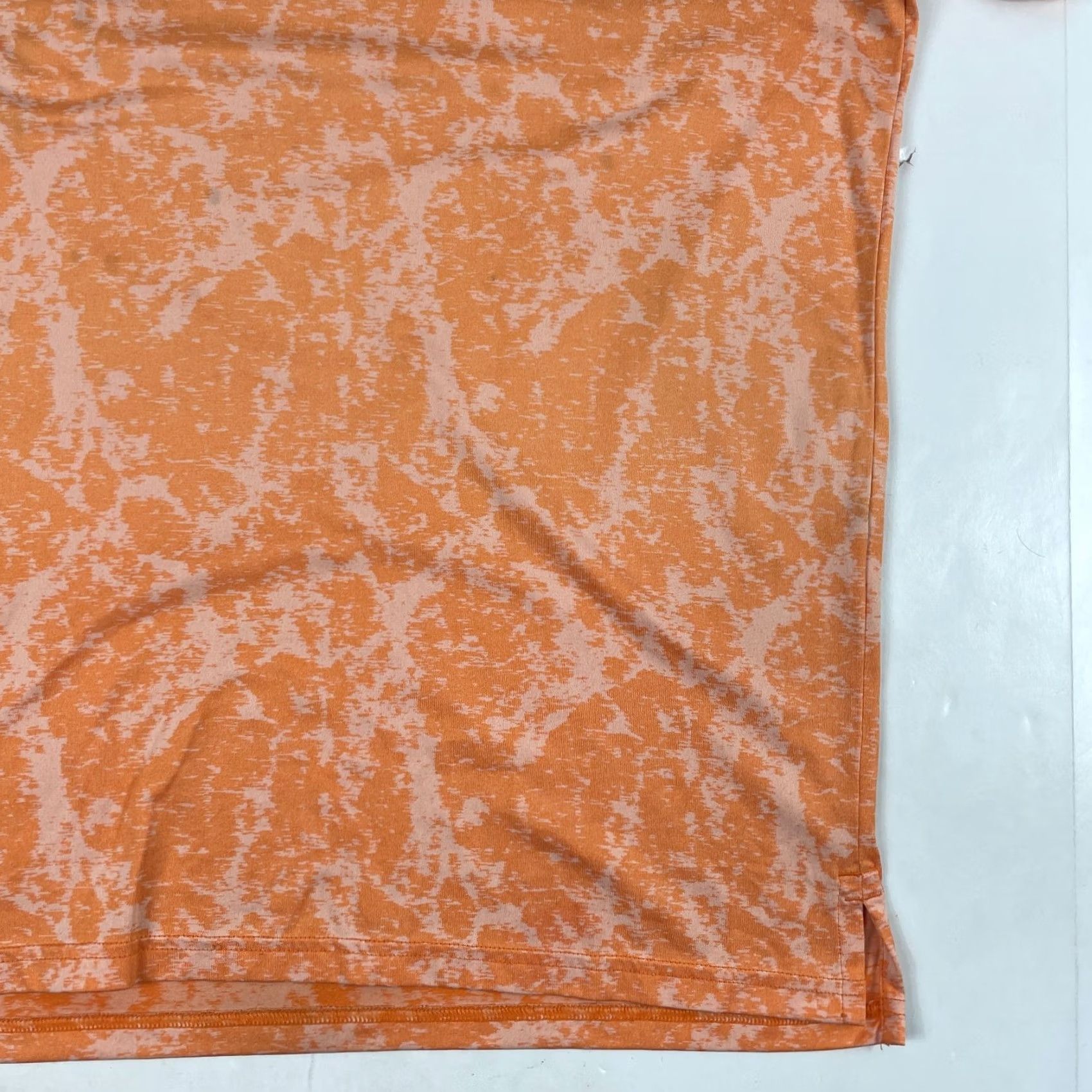 Oakley Oakley Polo Shirt Mens Medium Orange Hydrolix Marble Jaquard Short Sleeve Golfer Size US M / EU 48-50 / 2 - 4 Thumbnail