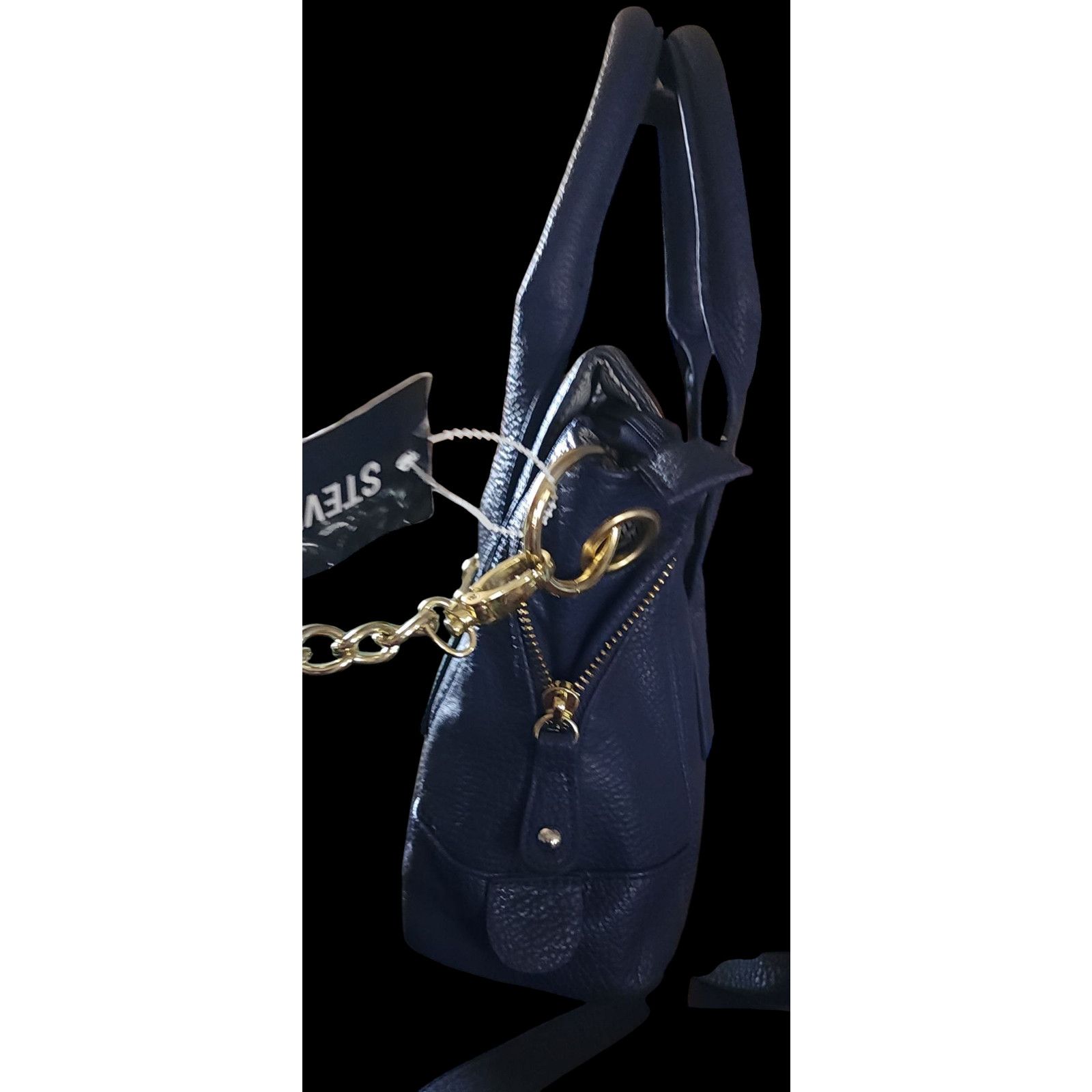 Steve Madden Steve Madden royal blue faux-leather Satchel shoulder bag. Size ONE SIZE - 7 Thumbnail