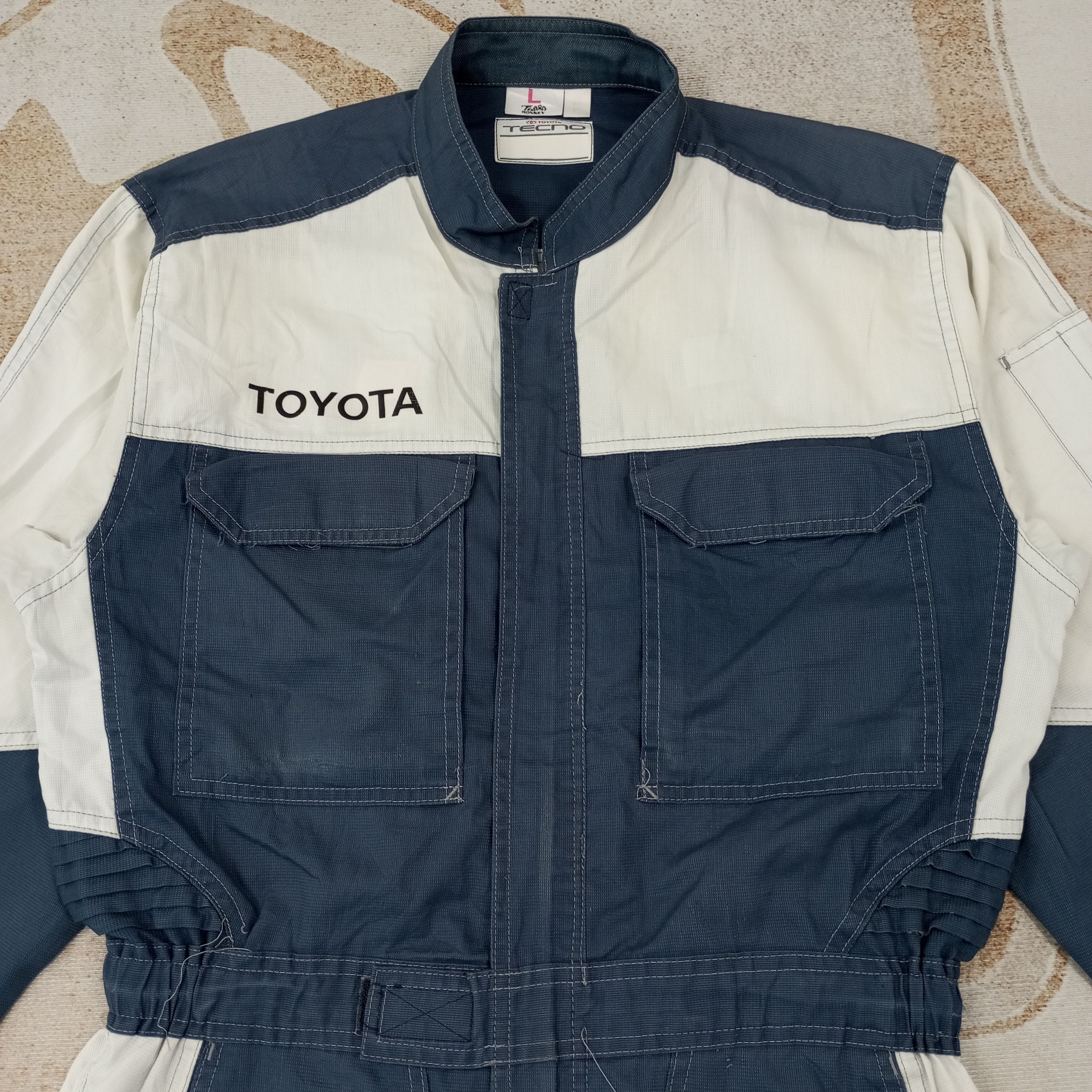 Japanese Brand Toyota Tecno Motorsports Coverall Jacket c232n12 Size US M / EU 48-50 / 2 - 5 Thumbnail