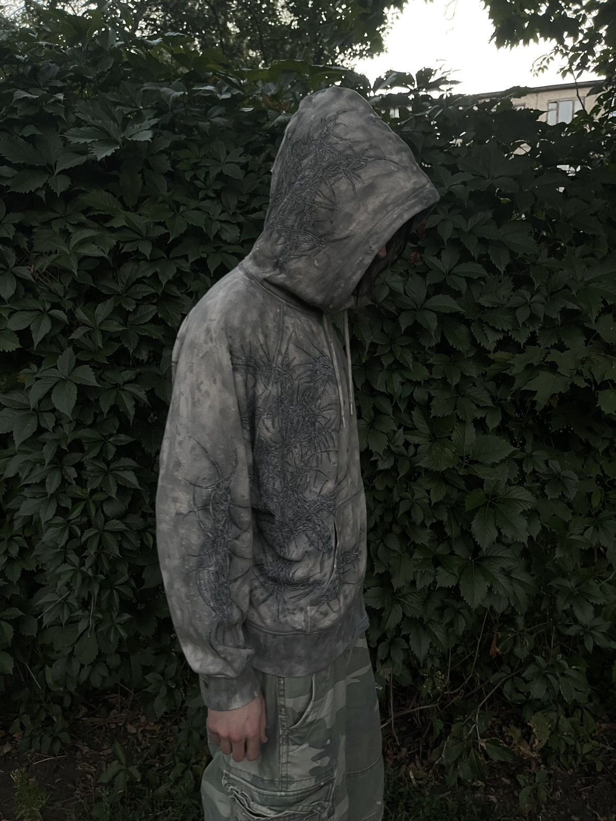 If Six Was Nine Distressed tribal dungeon affliction vibe hoodie Size US L / EU 52-54 / 3 - 4 Thumbnail