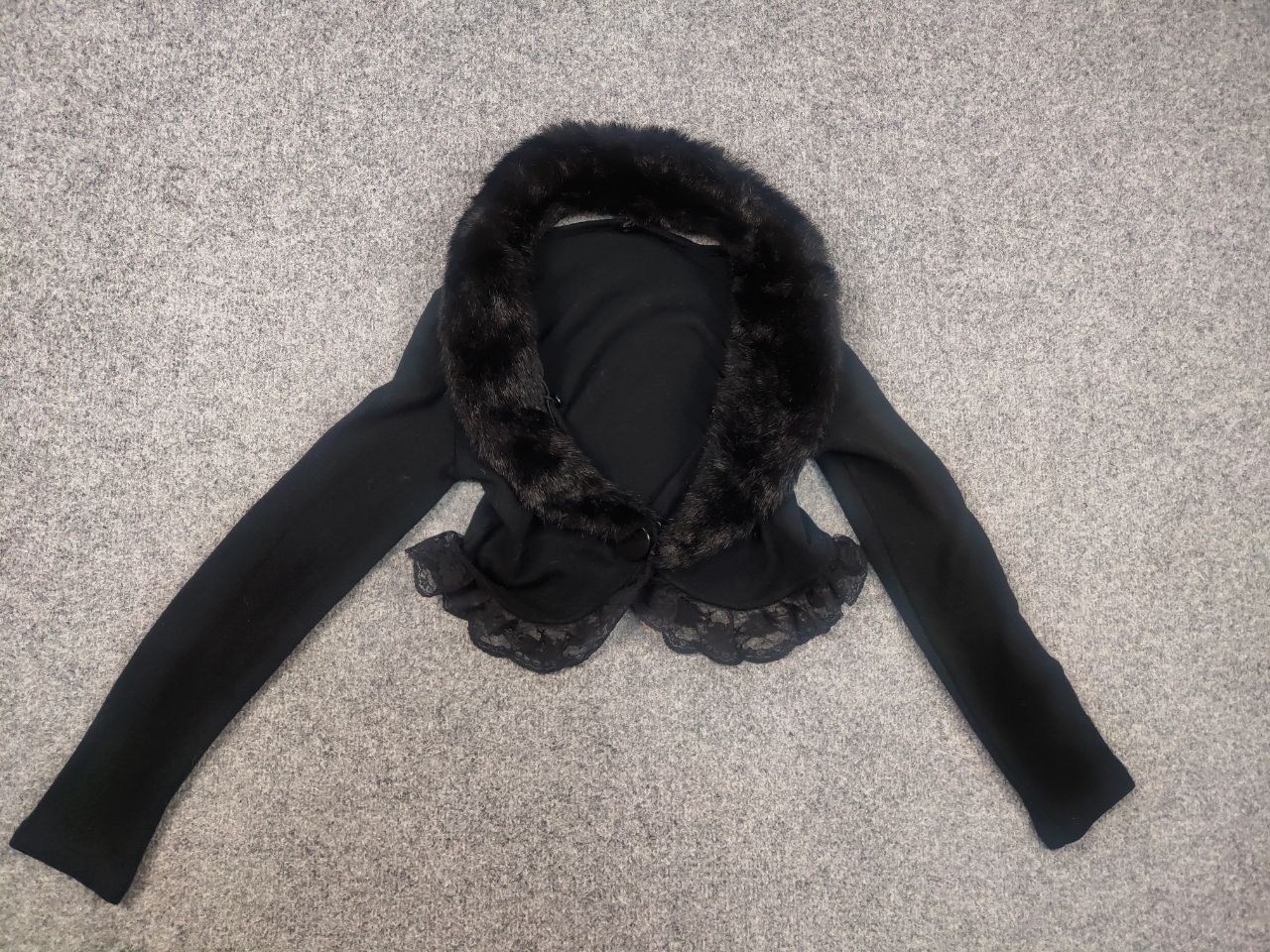 Japanese Brand Vintage S Deer Y2K Hysteric LGB If Six Was Nine Fur Crop Top Size S / US 4 / IT 40 - 7 Thumbnail