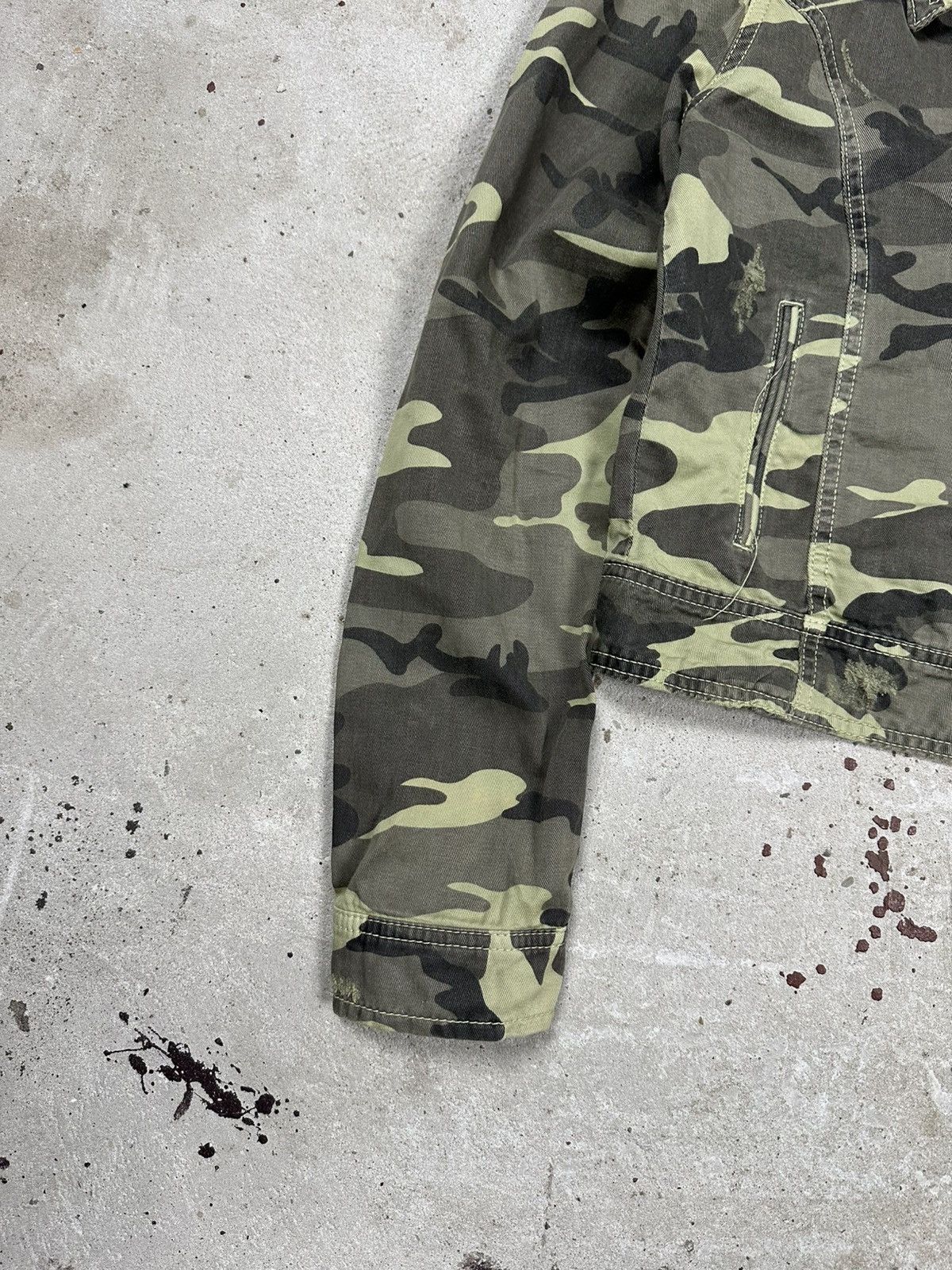 Other Vintage Y2K Camo Asymmetrical Moto Biker Reworked Jacket Size US S / EU 44-46 / 1 - 5 Thumbnail