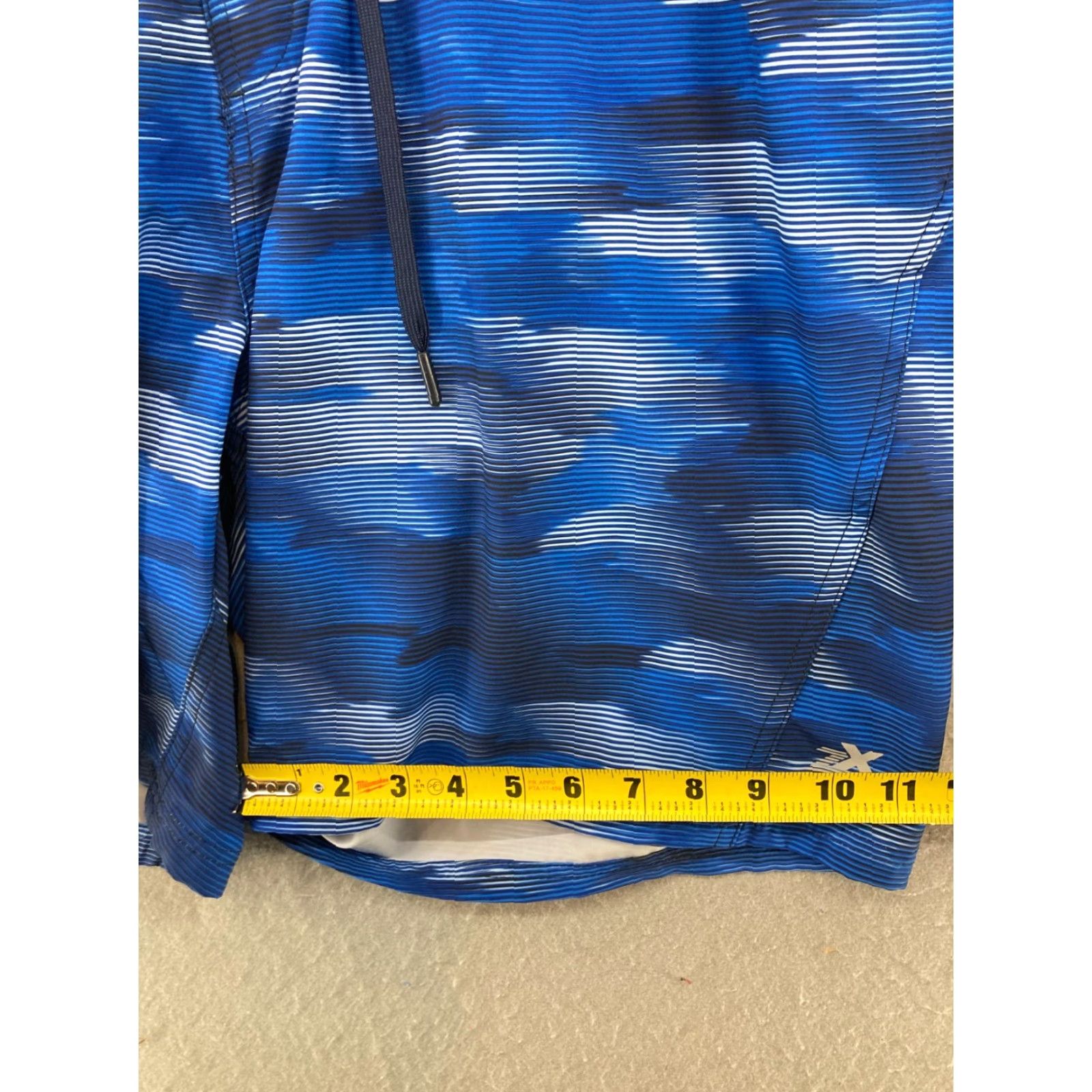 ZeroXposur ZeroXposur Mens Navy Blue Mass Plaid Swim Shorts 2XL Trunks Swimsuit UV Blue Plaid Beach Size US 39 - 5 Thumbnail