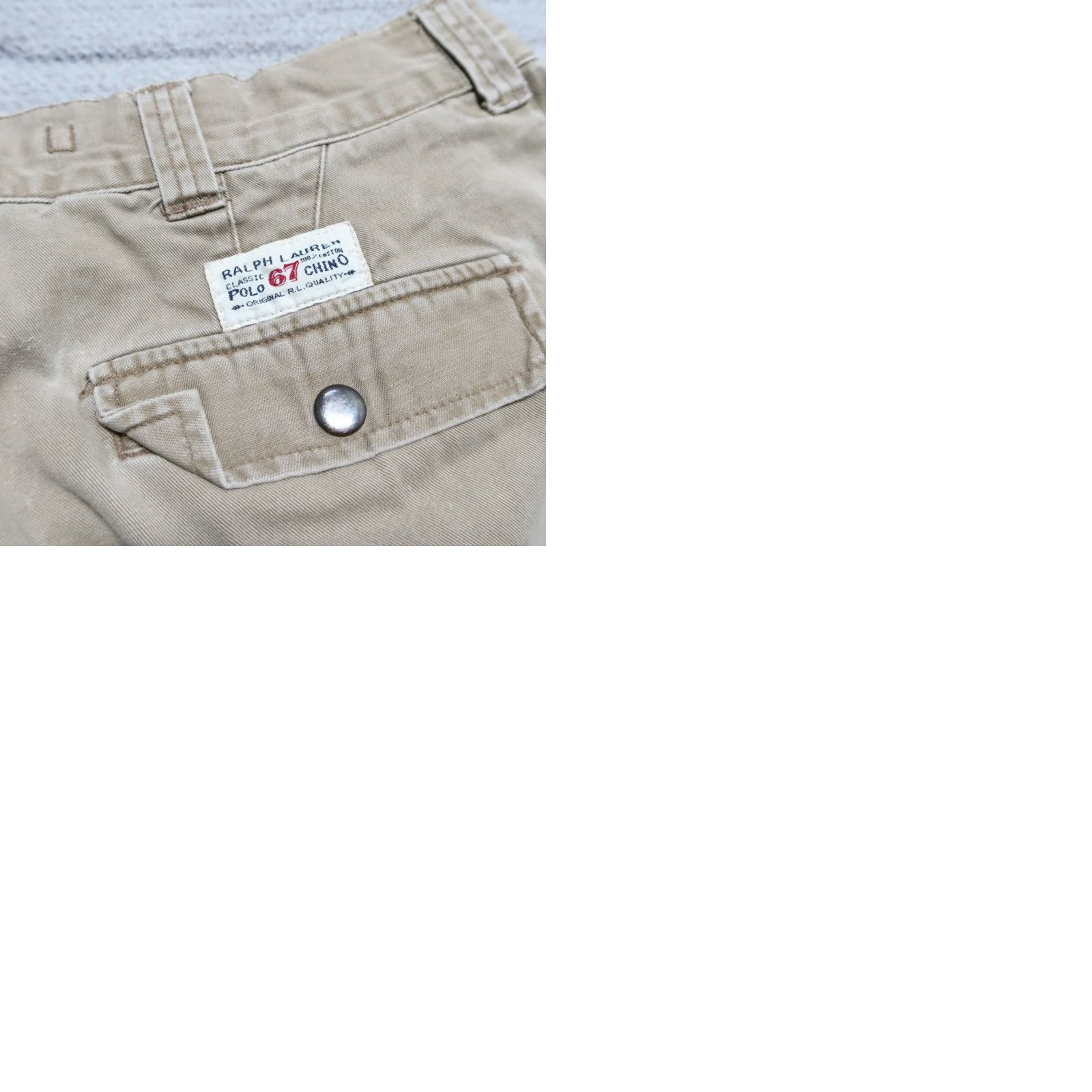 Polo Ralph Lauren Vintage Polo Ralph Lauren Pants Men 32-33 Tan Cargo Size US XS / EU 42 / 0 - 9 Thumbnail