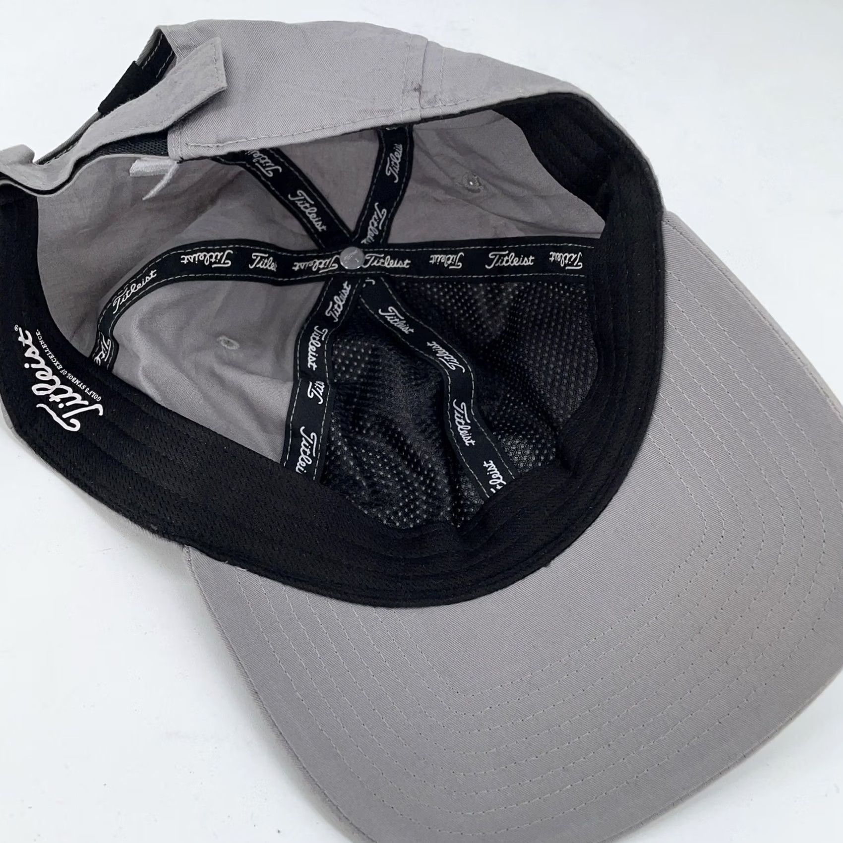 Titleist Titleist Golf Hat Cap TSR Strap Back Gray Performance Embroidered Patch Mens Size ONE SIZE - 5 Thumbnail