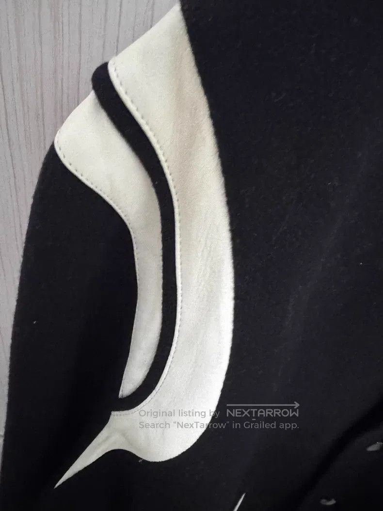 Saint Laurent Paris Saint Laurent Paris Black and White Basic Baseball Jacket Size US L / EU 52-54 / 3 - 4 Thumbnail