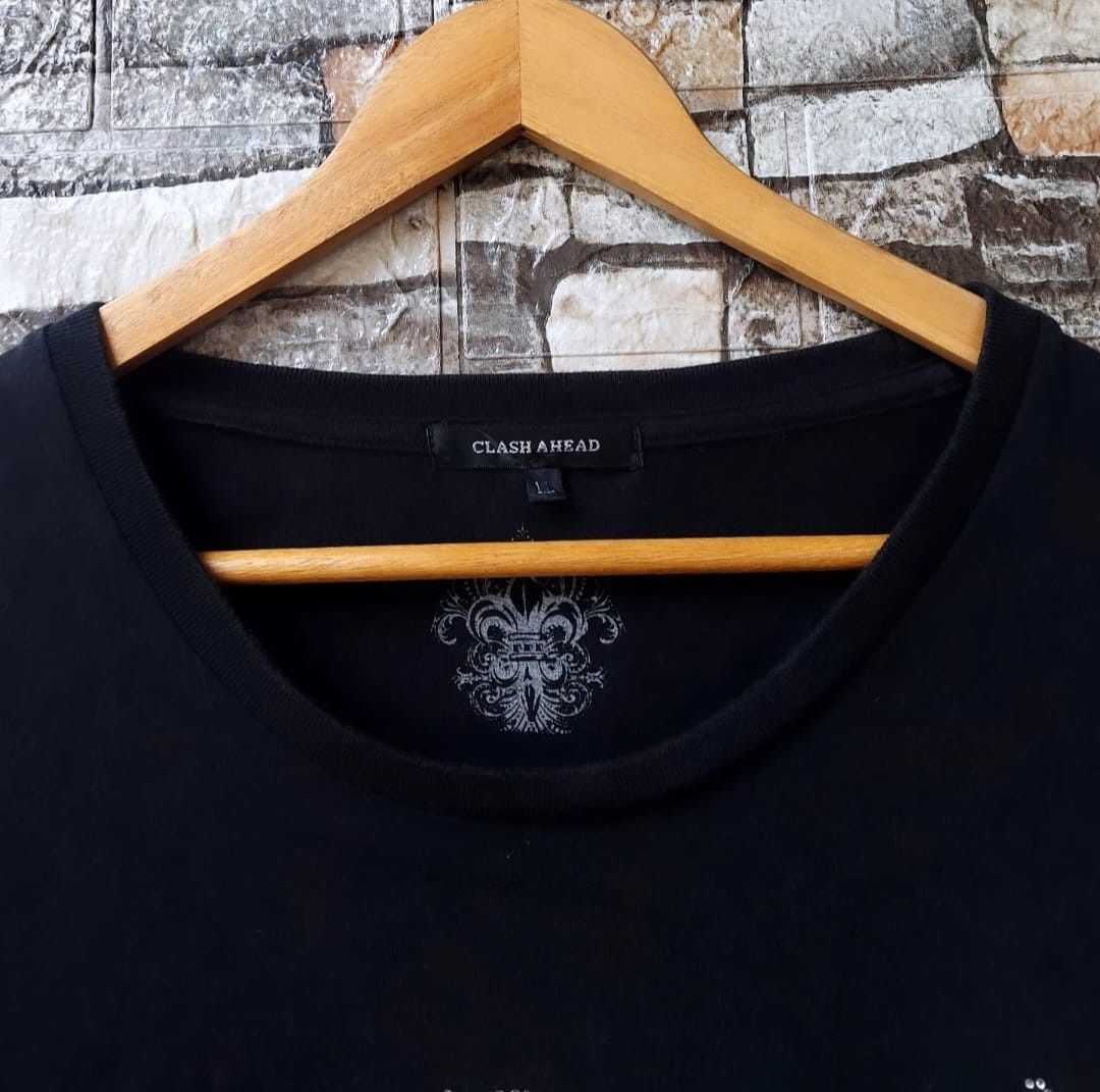 Clash Ahead Japanese Brand Clash Ahead Head Skull Skeleton Long Sleeve Size US L / EU 52-54 / 3 - 4 Thumbnail
