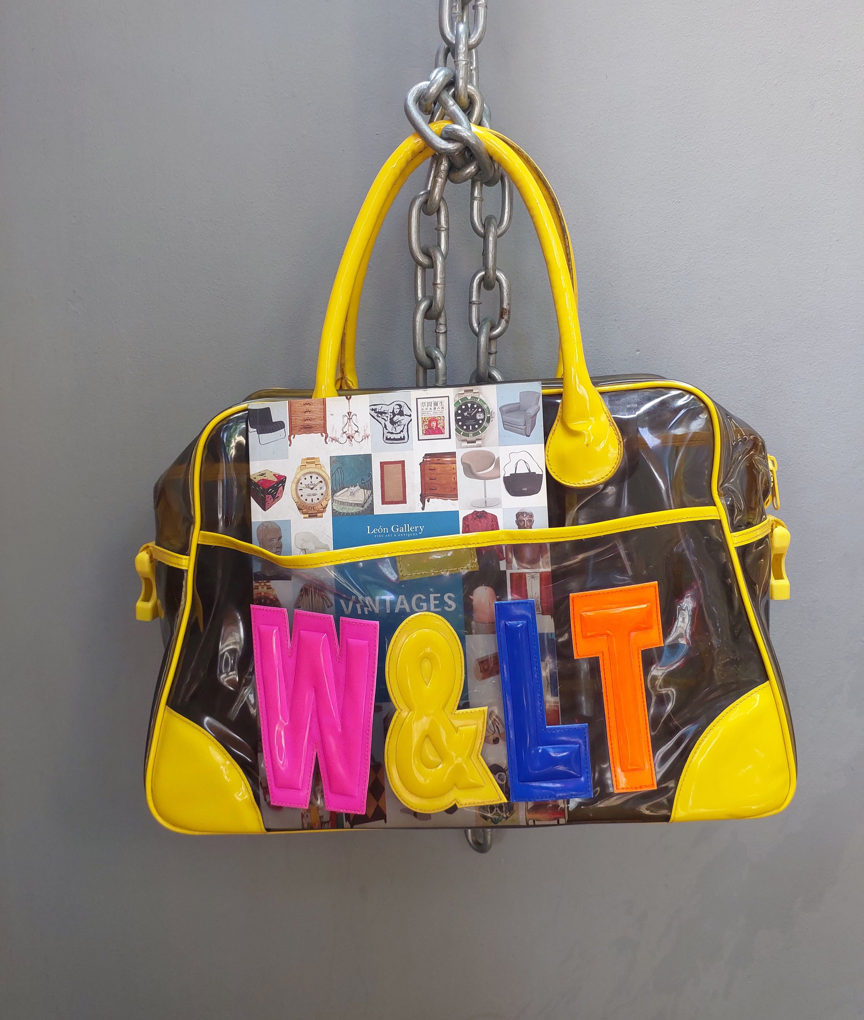 W Lt x W Lt Walter Van Beirendonck W &lt Walter Van Beirendonck Duffel Bag Spell Out, Men's