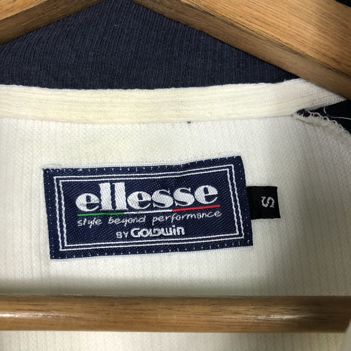 Japanese Brand × Vintage 📌Vintage Sweatshirt Half Zipper Ellesse Big Logo Size US S / EU 44-46 / 1 - 15 Thumbnail