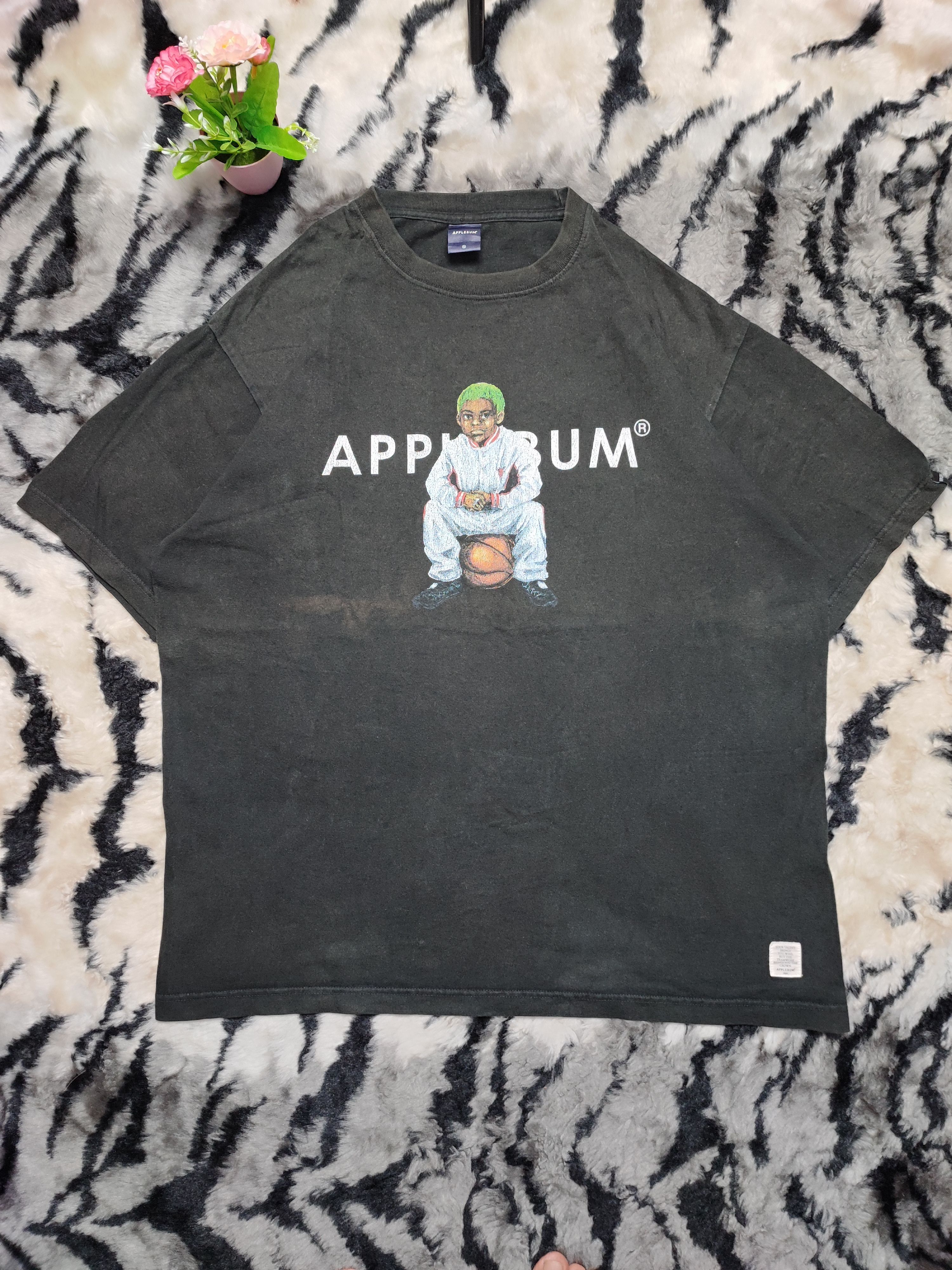Apple Applebum Tshirt NBA Vintage Size US L / EU 52-54 / 3 - 2 Thumbnail