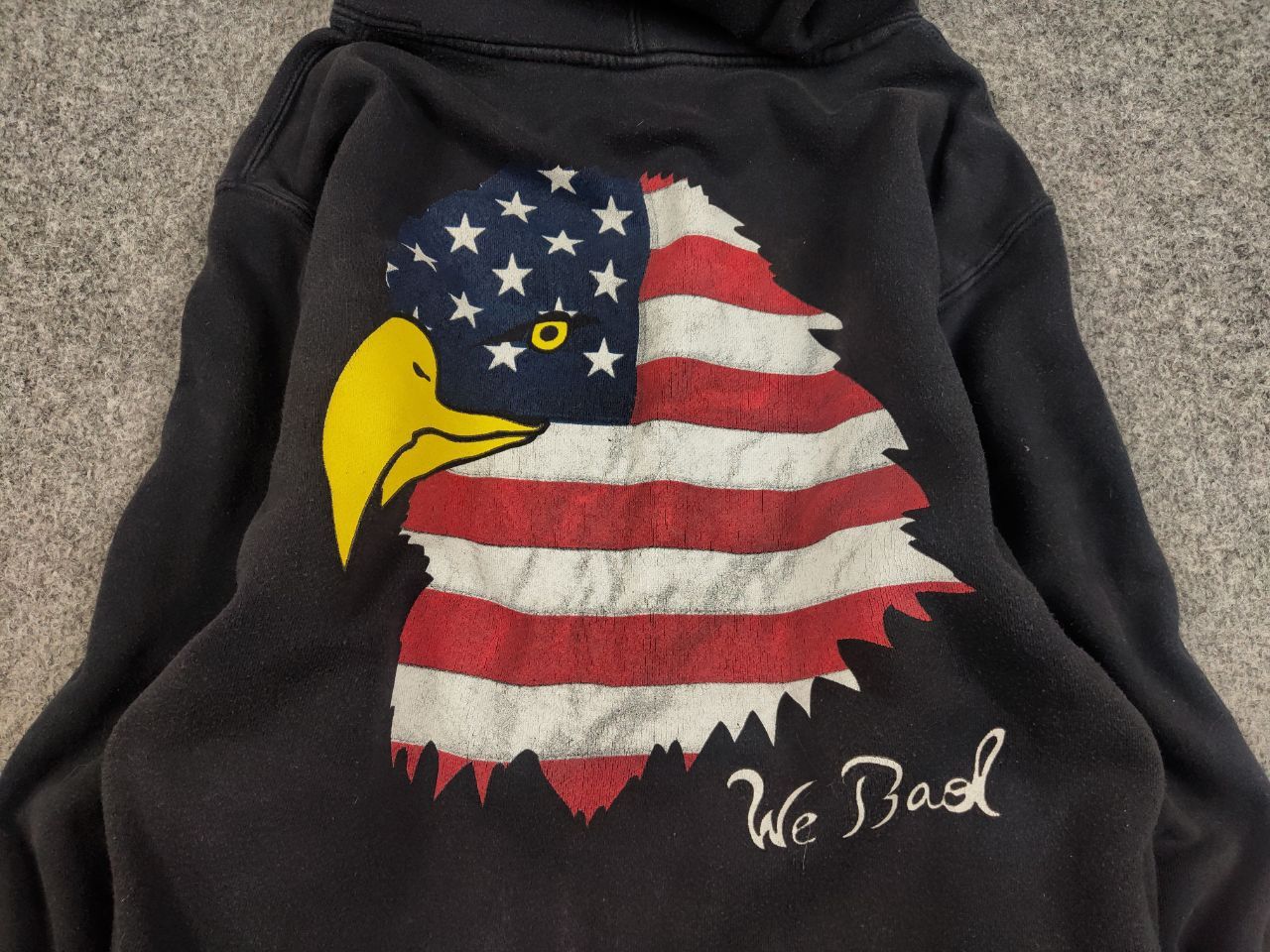 RIPNDIP Ripndip Horde and state USA flag logo Faded Black Hoodie Size US S / EU 44-46 / 1 - 3 Thumbnail