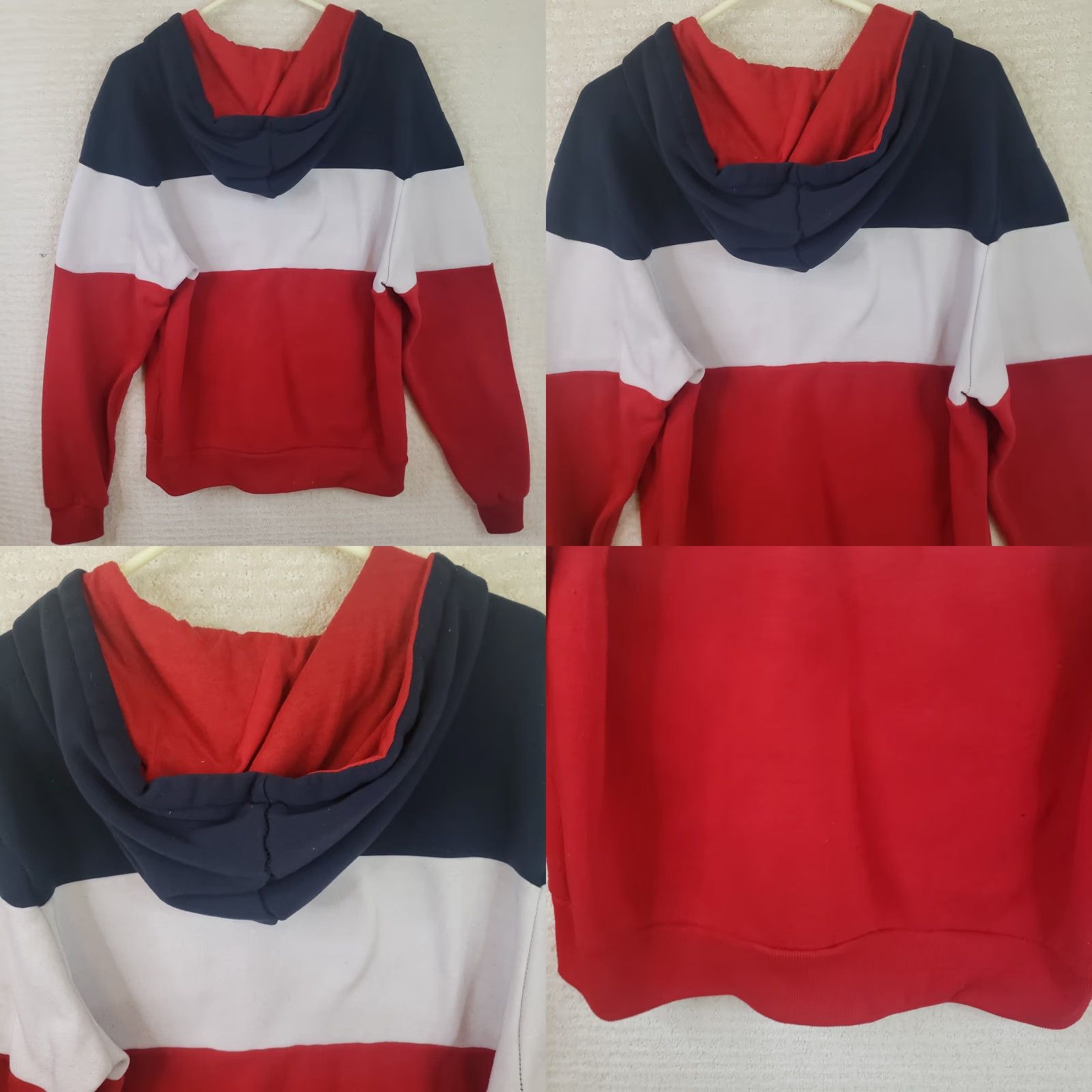 Nike Nike Women's 2XL Vintage Track Jacket Red White Blue Full Zip Pockets Swoosh USA Size XXL / US 16-18 / IT 52-54 - 8 Thumbnail