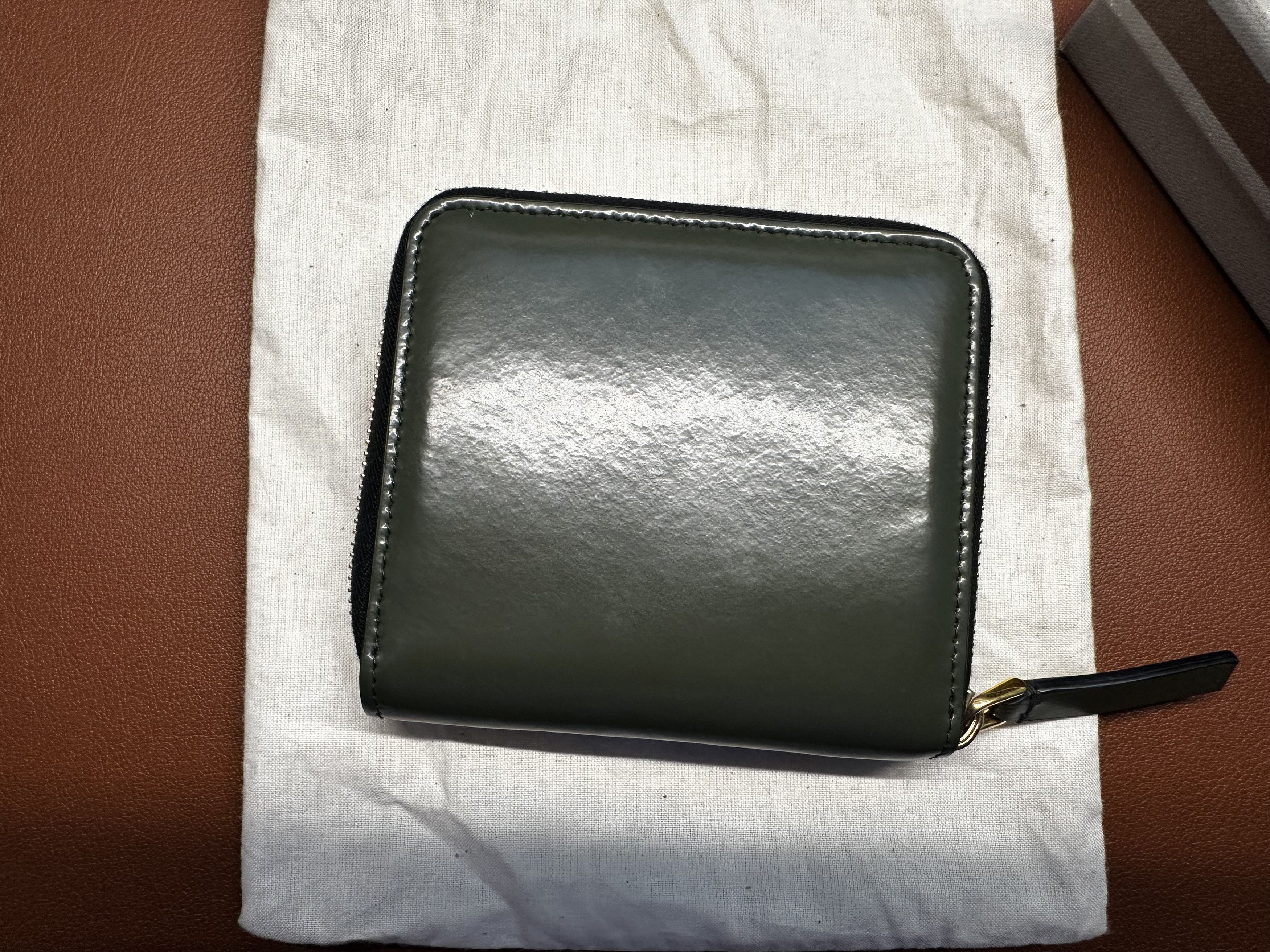 Marni Marni Olive Leather Zip Wallet Size ONE SIZE - 2 Thumbnail