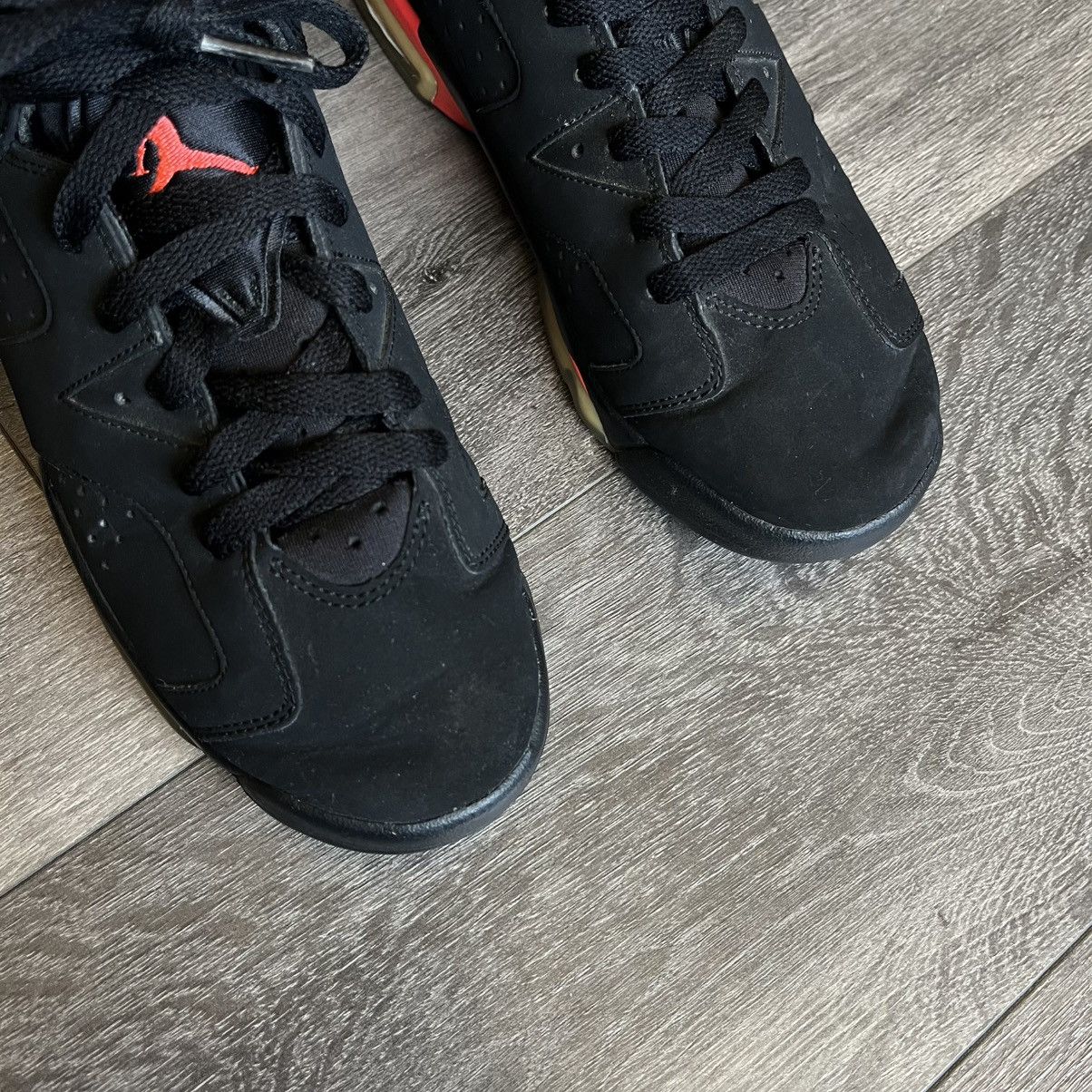 Jordan Brand Air Jordan 6 VI Retro Black Infrared 2019 GS Size 6.5Y Shoes Size US 6.5 / EU 39-40 - 4 Thumbnail
