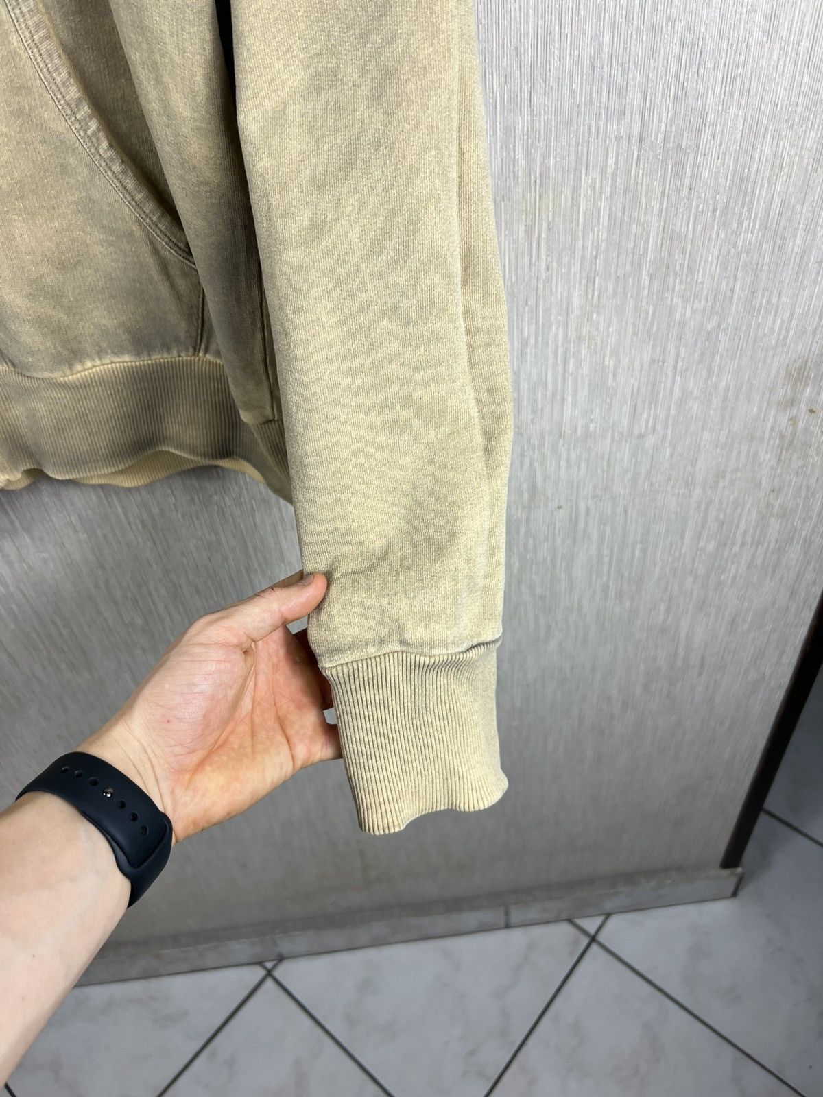 Hugo Boss Vintage Hugo Boss y2k dusty burned thermal zip basic hoodie Size US L / EU 52-54 / 3 - 11 Thumbnail