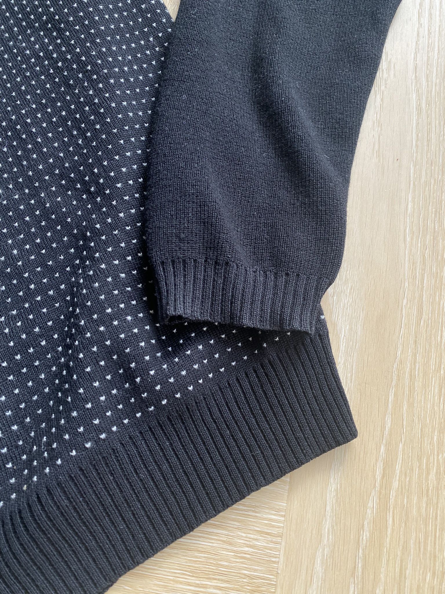 HANSEN Garments Extra Fine Merino Wool - Black Cardigan Size US L / EU 52-54 / 3 - 9 Thumbnail