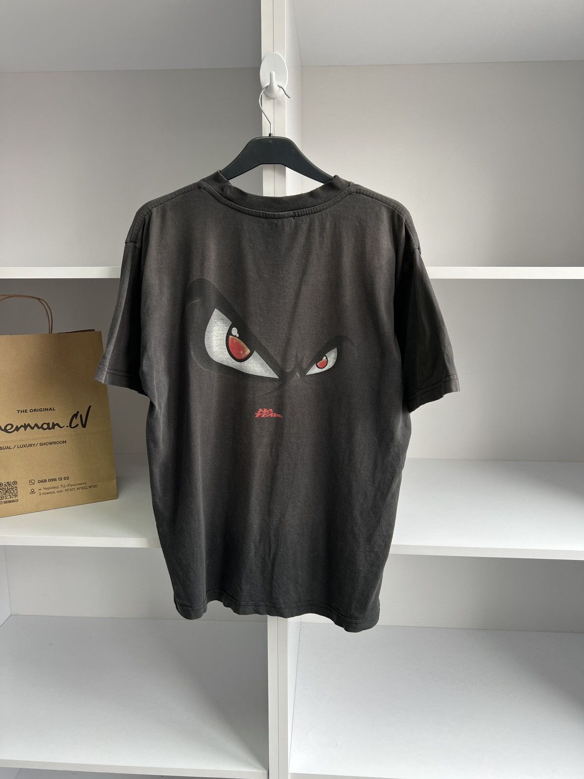 No Fear × Vintage Vintage No Fear Big Logo Faded T-Shirt Size US M / EU 48-50 / 2 - 1 Thumbnail