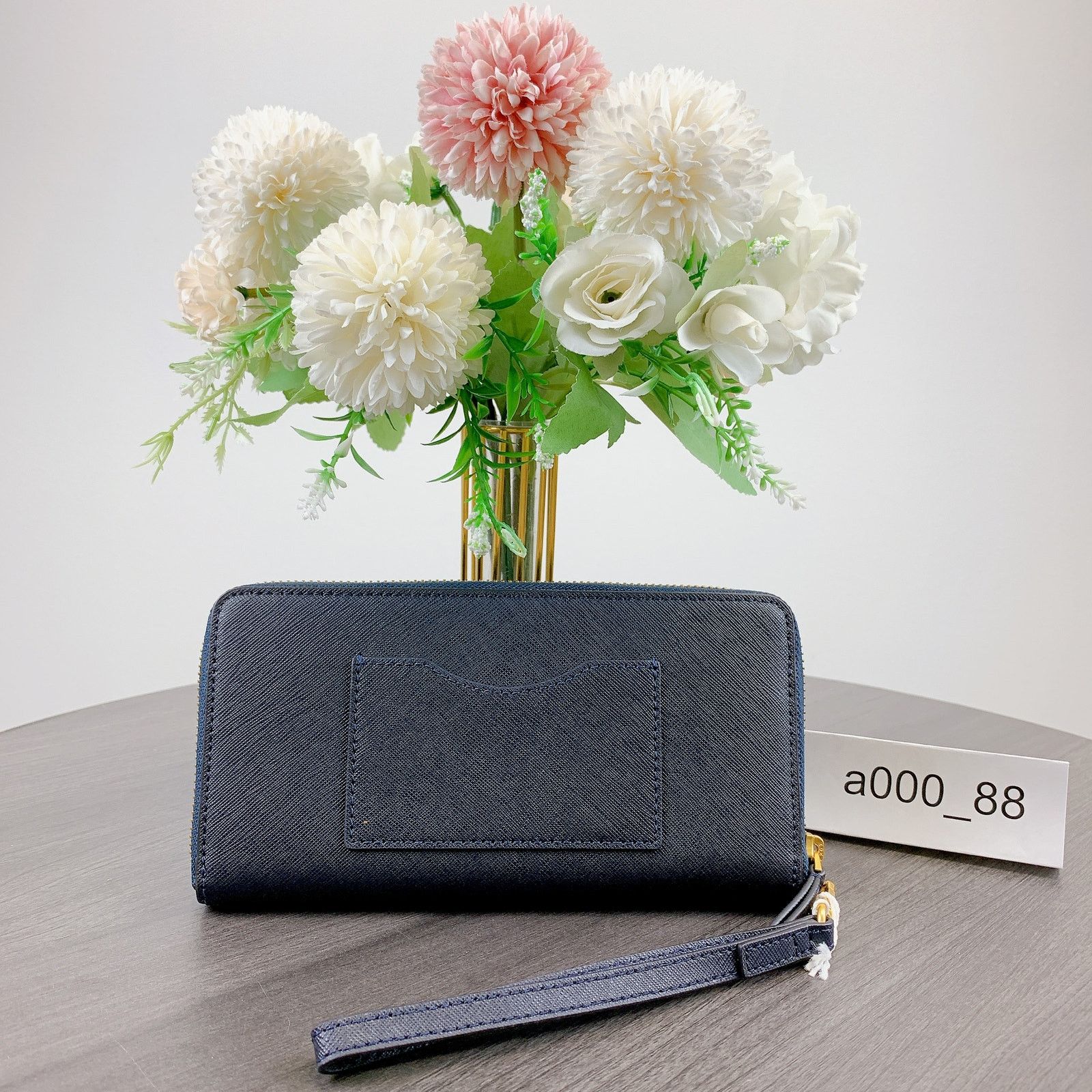 Tory Burch Tory Burch 136110 Emerson Saffiano Leather Wristlet Size ONE SIZE - 3 Thumbnail
