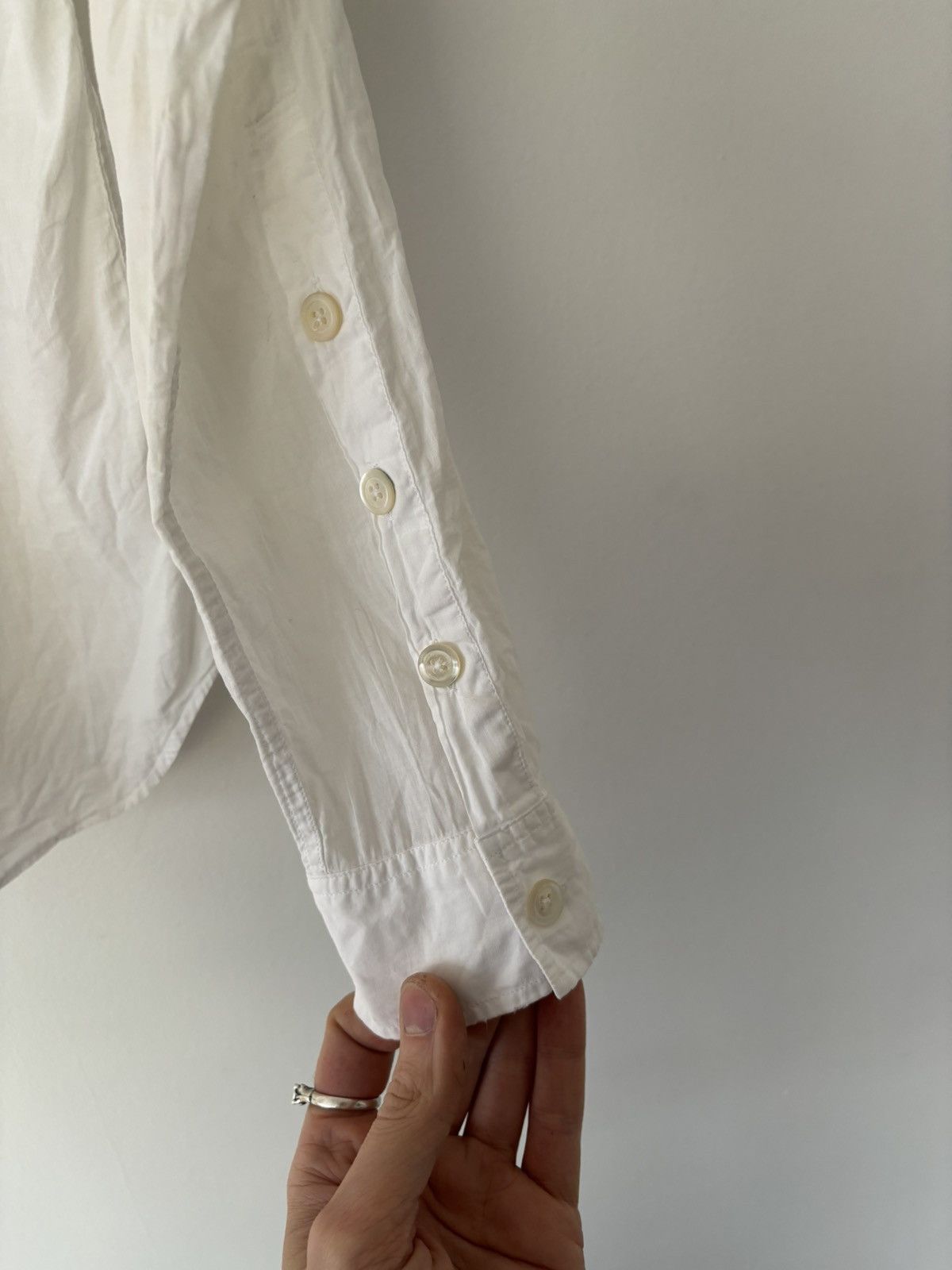 Ann Demeulemeester Ann Demeulemeester High Collar Shirt Size US XXS / EU 40 - 8 Thumbnail