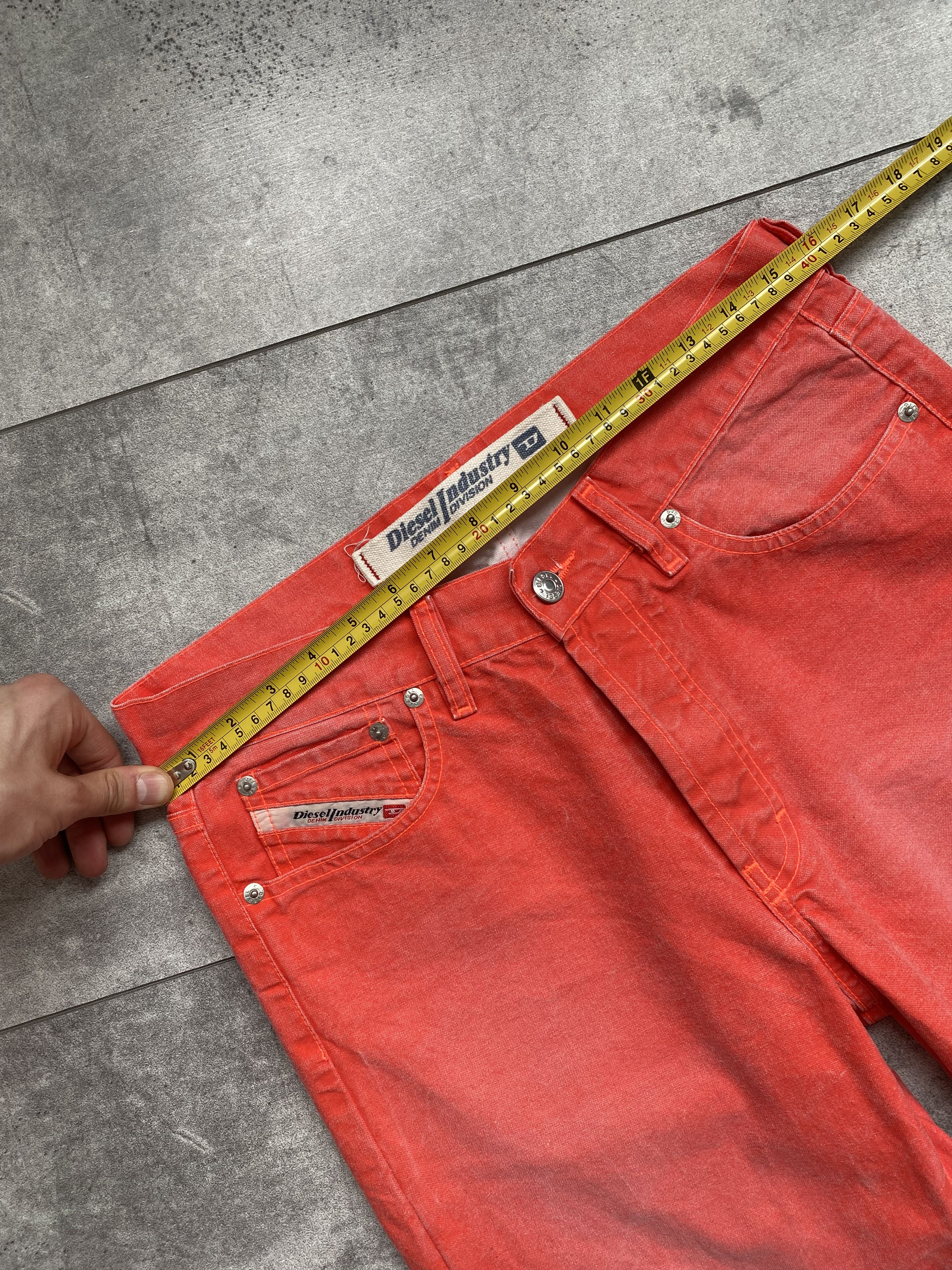 Diesel DIESEL Division Culture Rave/Acid Denim Size US 31 - 14 Thumbnail