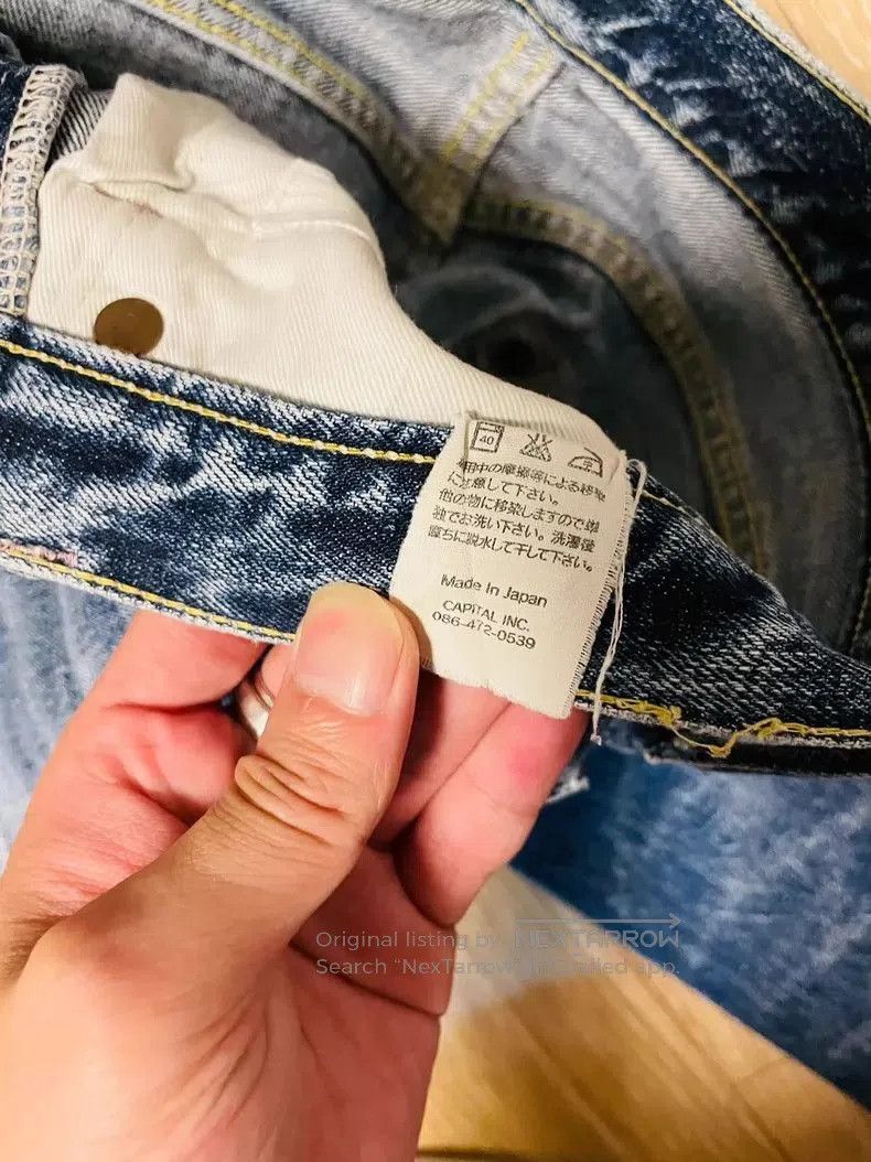 Kapital Kapital Distressed Patch Boro Jeans. Size US 32 / EU 48 - 9 Thumbnail