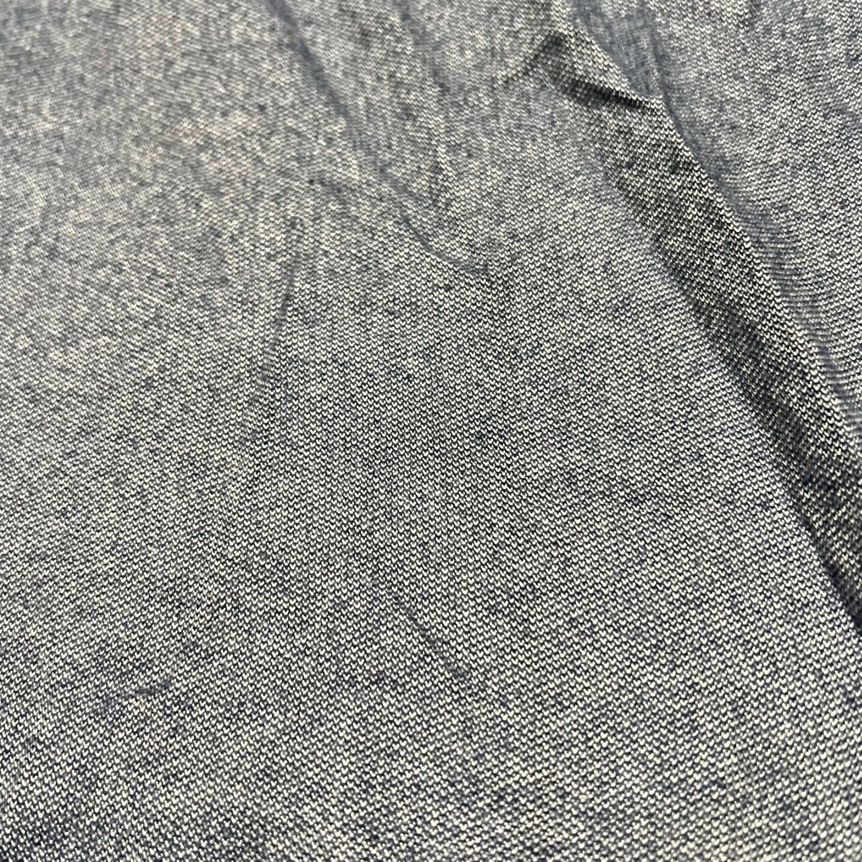 Vintage Hammermade Dress Shirt Mens Large 16.5 Blue Button Up Heathered Blue Shirt L Men Long Sleeve Blue Fashion Shirt Size 42R - 2 Thumbnail