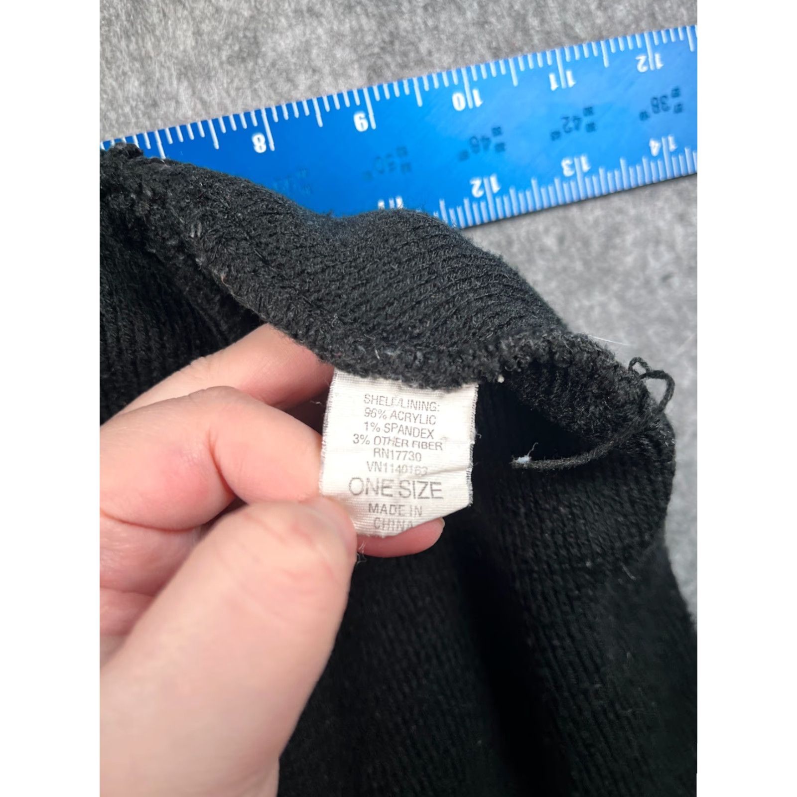 Vintage Target Beanie Adult One Size Black Knit Acrylic Spandex Blend Ski Snow Size ONE SIZE - 6 Thumbnail