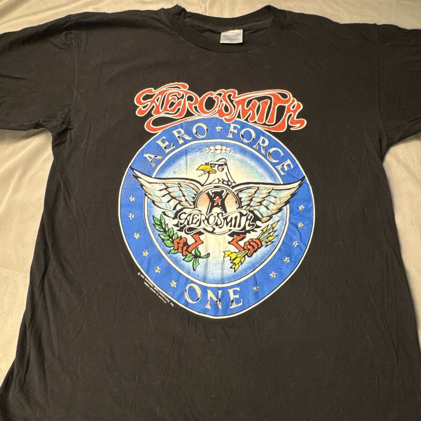 Brockum Vintage 1989 Aerosmith T-Shirt Pump Tour Aero Force One XL Size US XL / EU 56 / 4 - 2 Thumbnail