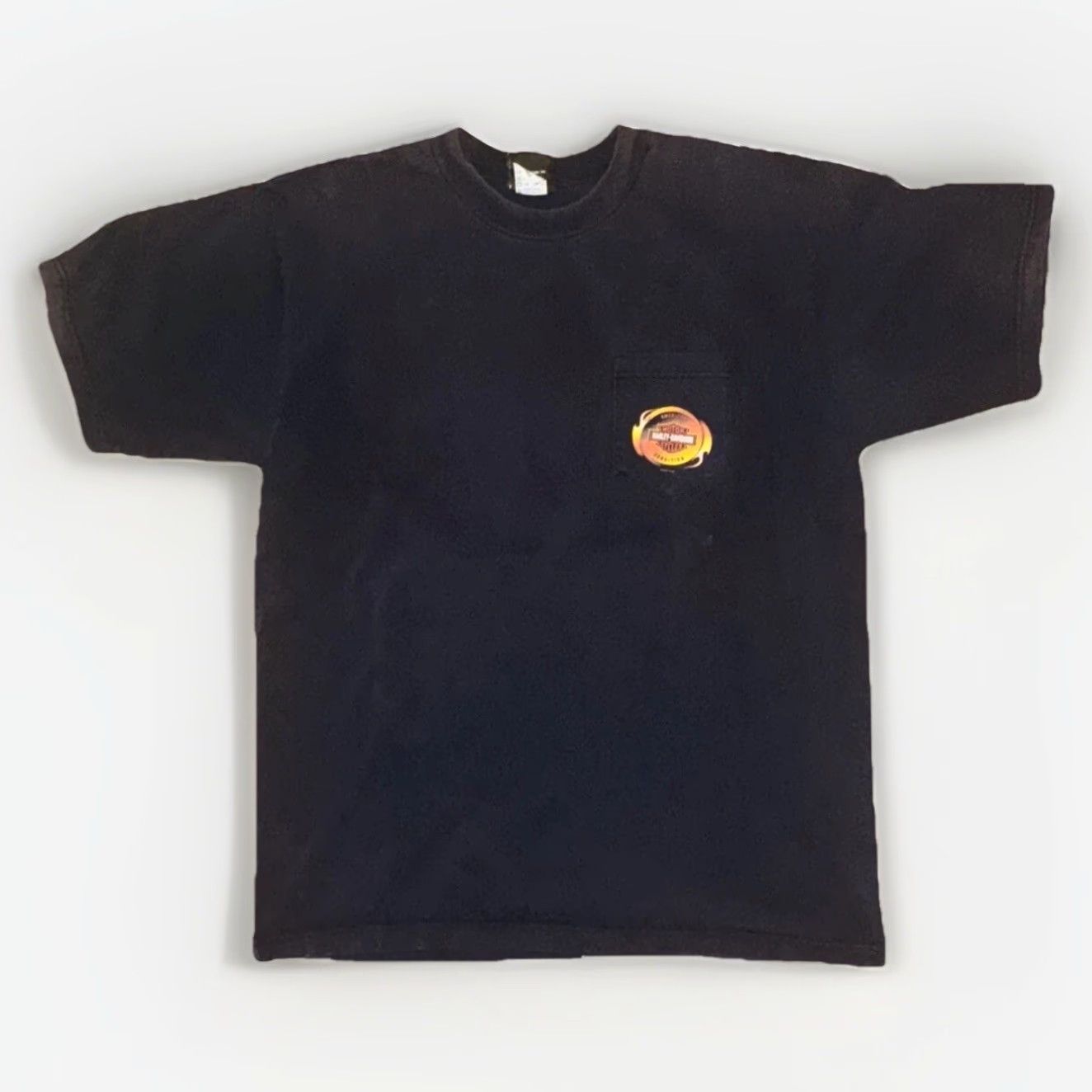 Harley Davidson VINTAGE Harley-Davidson Orange County T-Shirt Men XL Black 90s Irvine CA 22x29 Size US XL / EU 56 / 4 - 3 Thumbnail